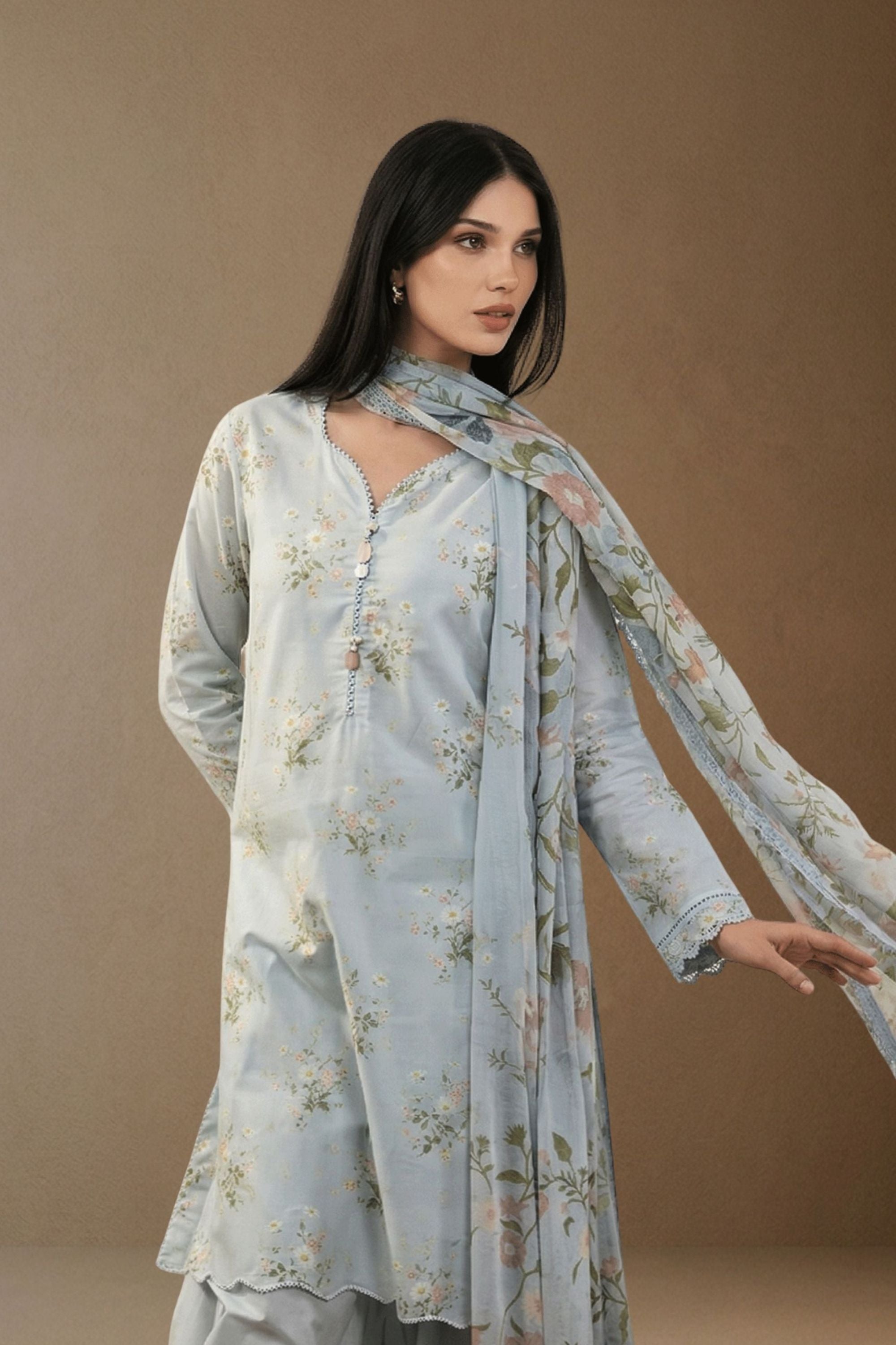Zephyr - Printed Lawn Suit