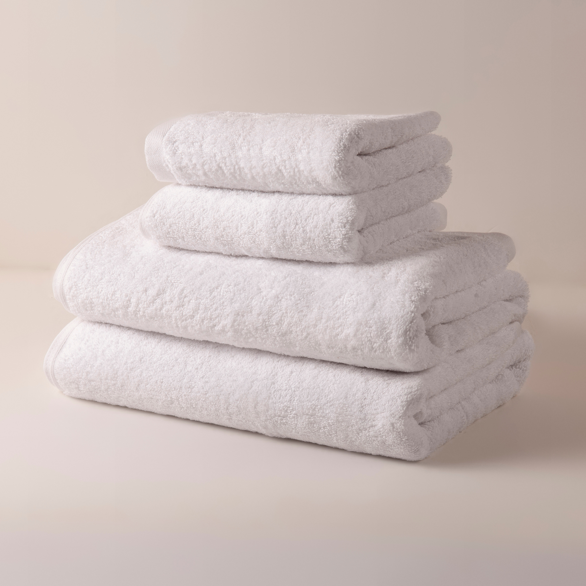 White Cotton Luxury Towels Bundle