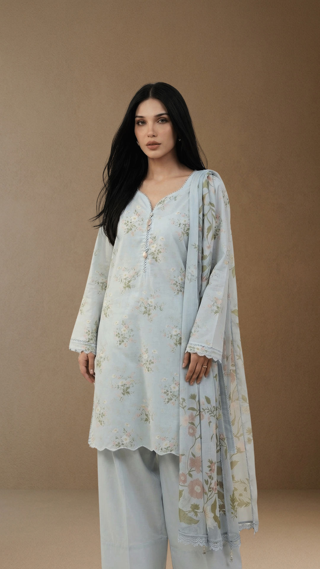 Zephyr - Printed Lawn Suit