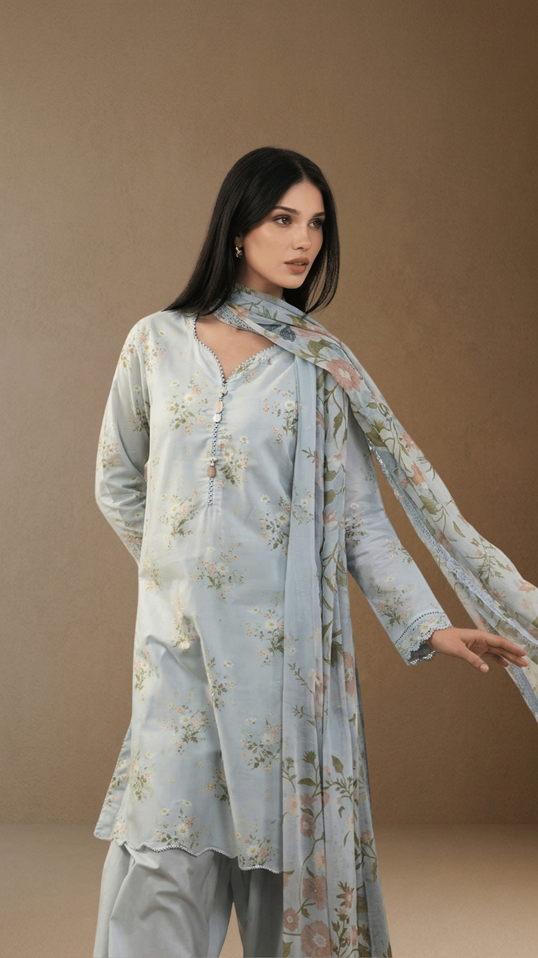 Zephyr - Printed Lawn Suit