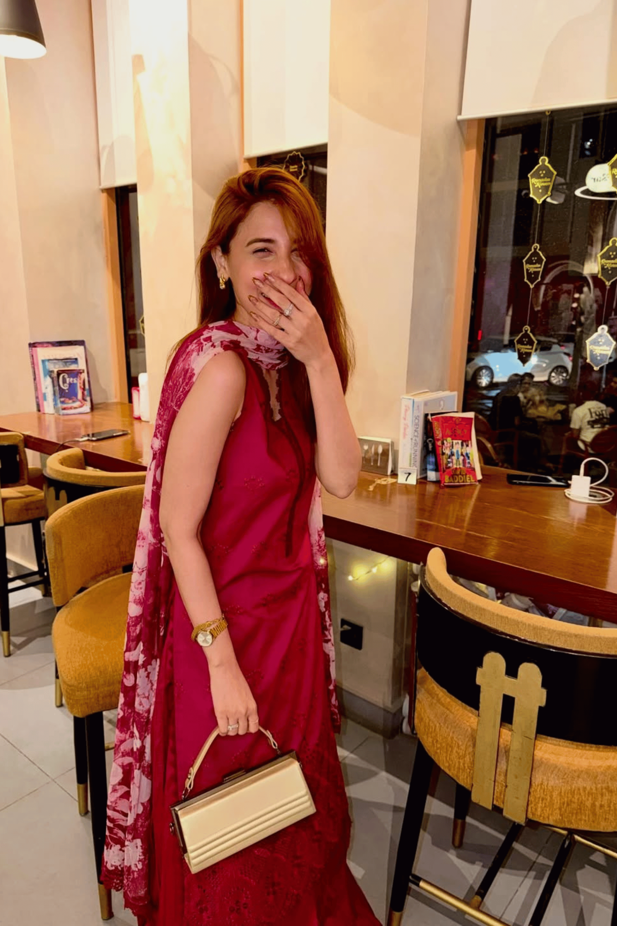 Mulberry Lattice - Luxury Lawn Suit