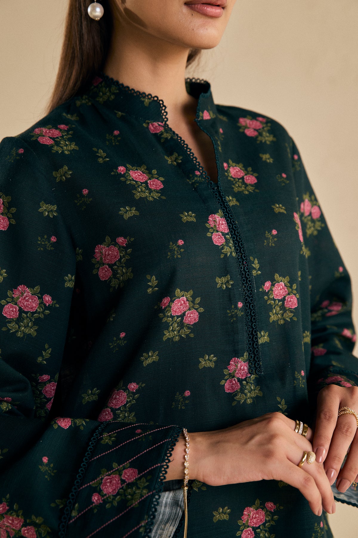 Moss Khaddar Set