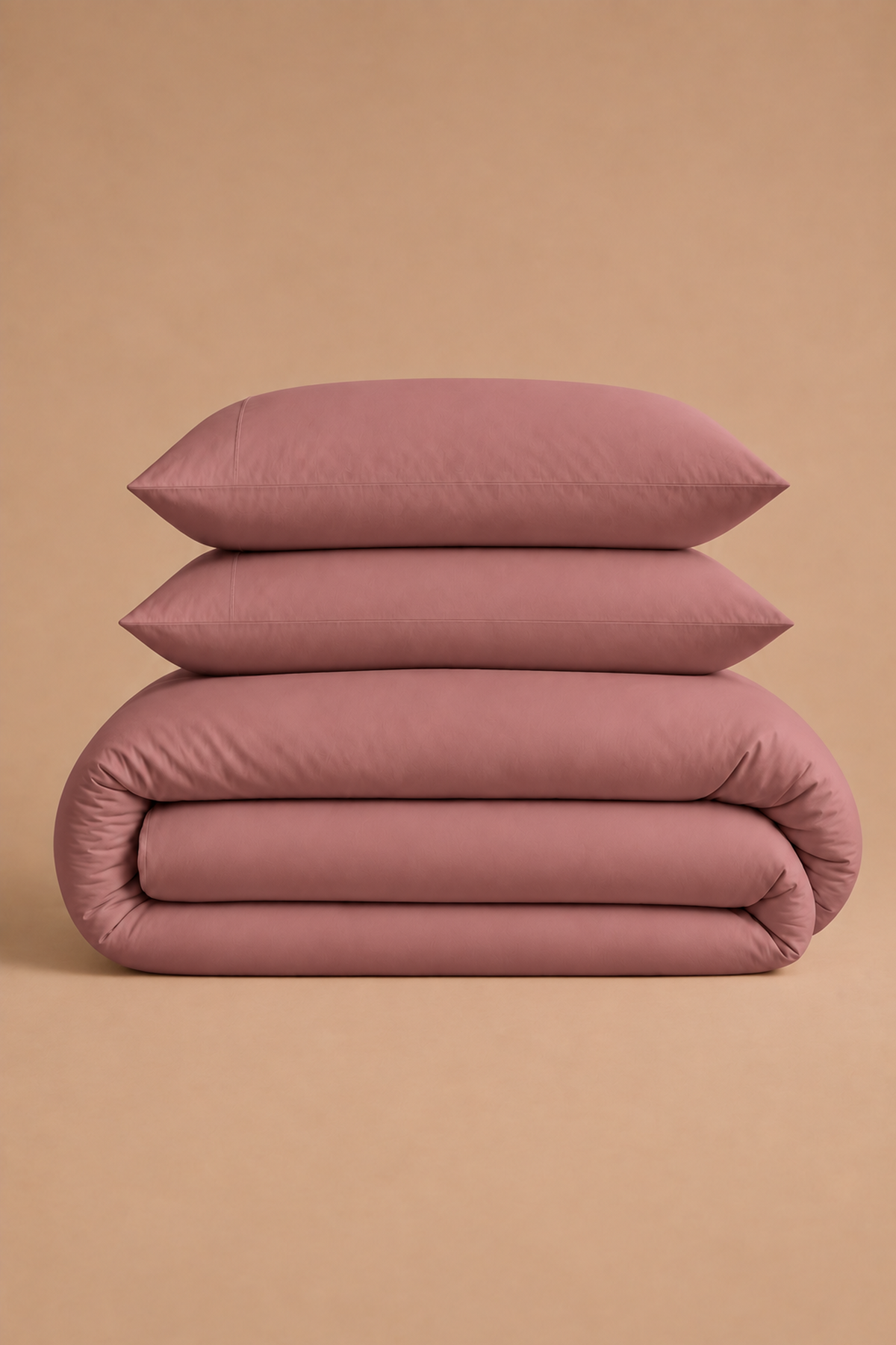 Tencel Cooling Rose Pink Duvet Cover Set