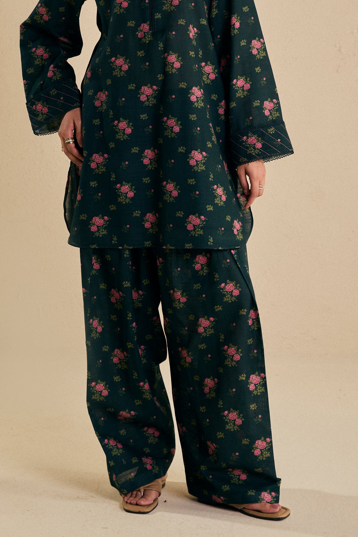 Moss Khaddar Set