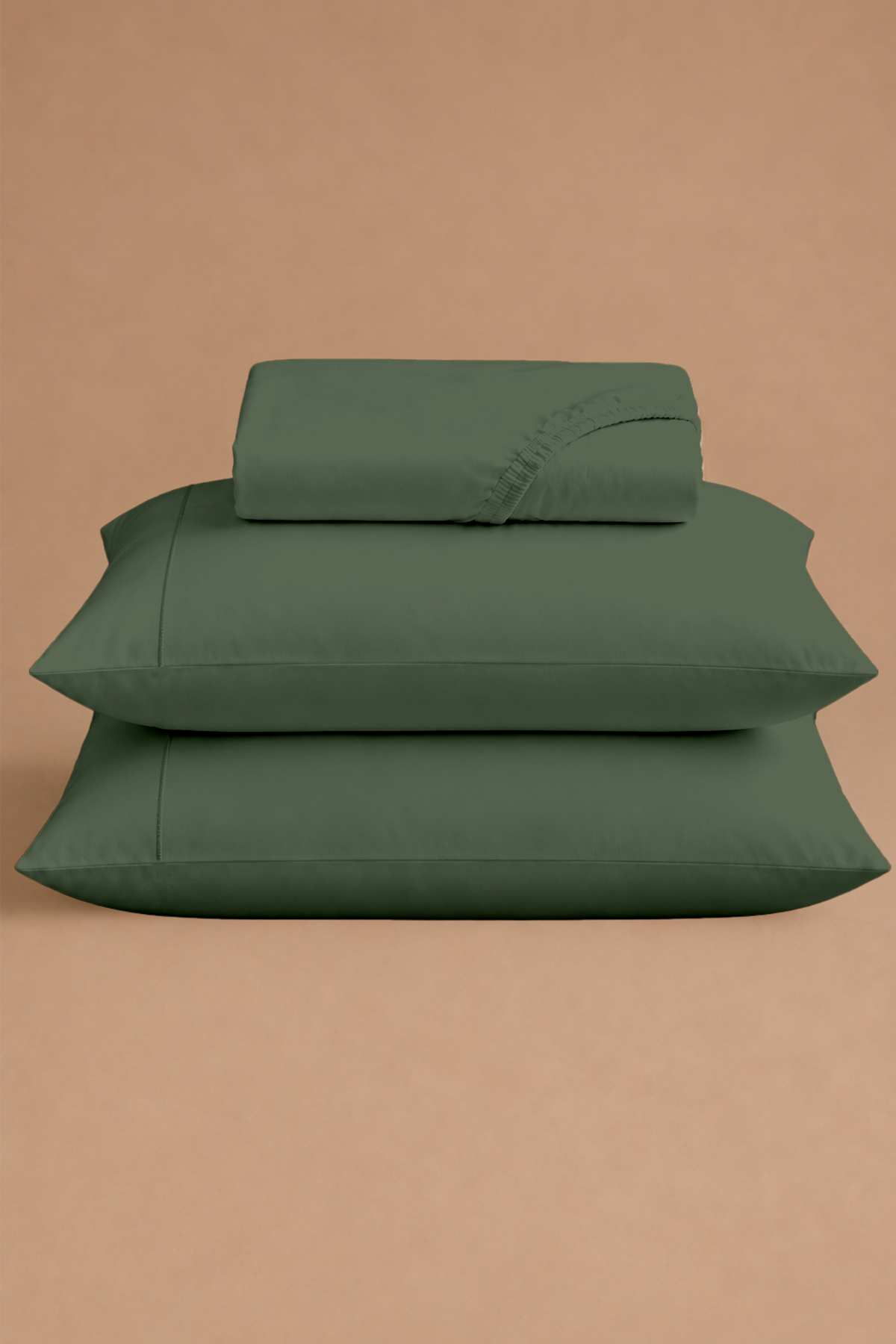 Tencel Cooling Sage Green Fitted Sheet Set