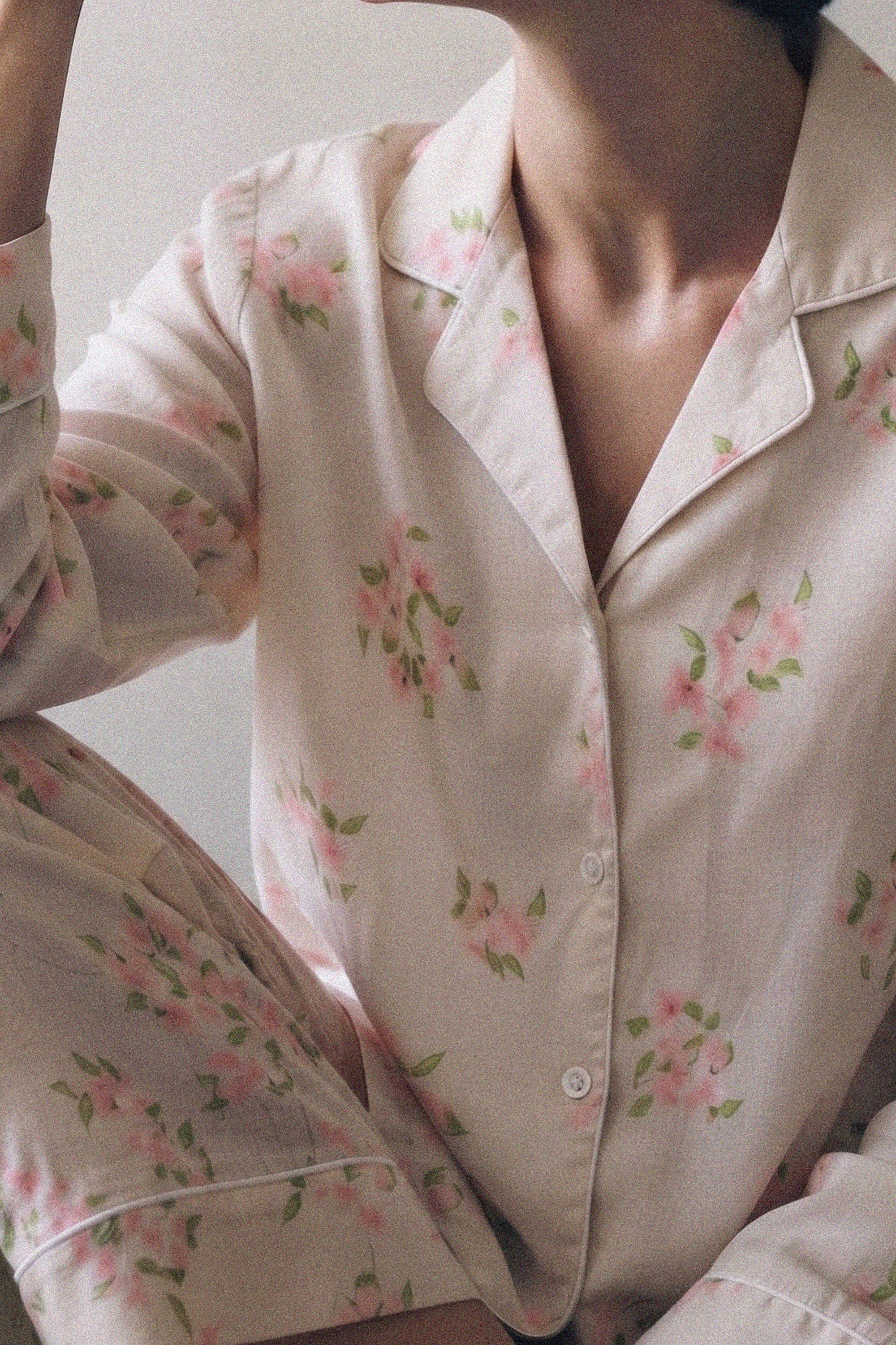 Rose Blanc Bamboo PJ Set