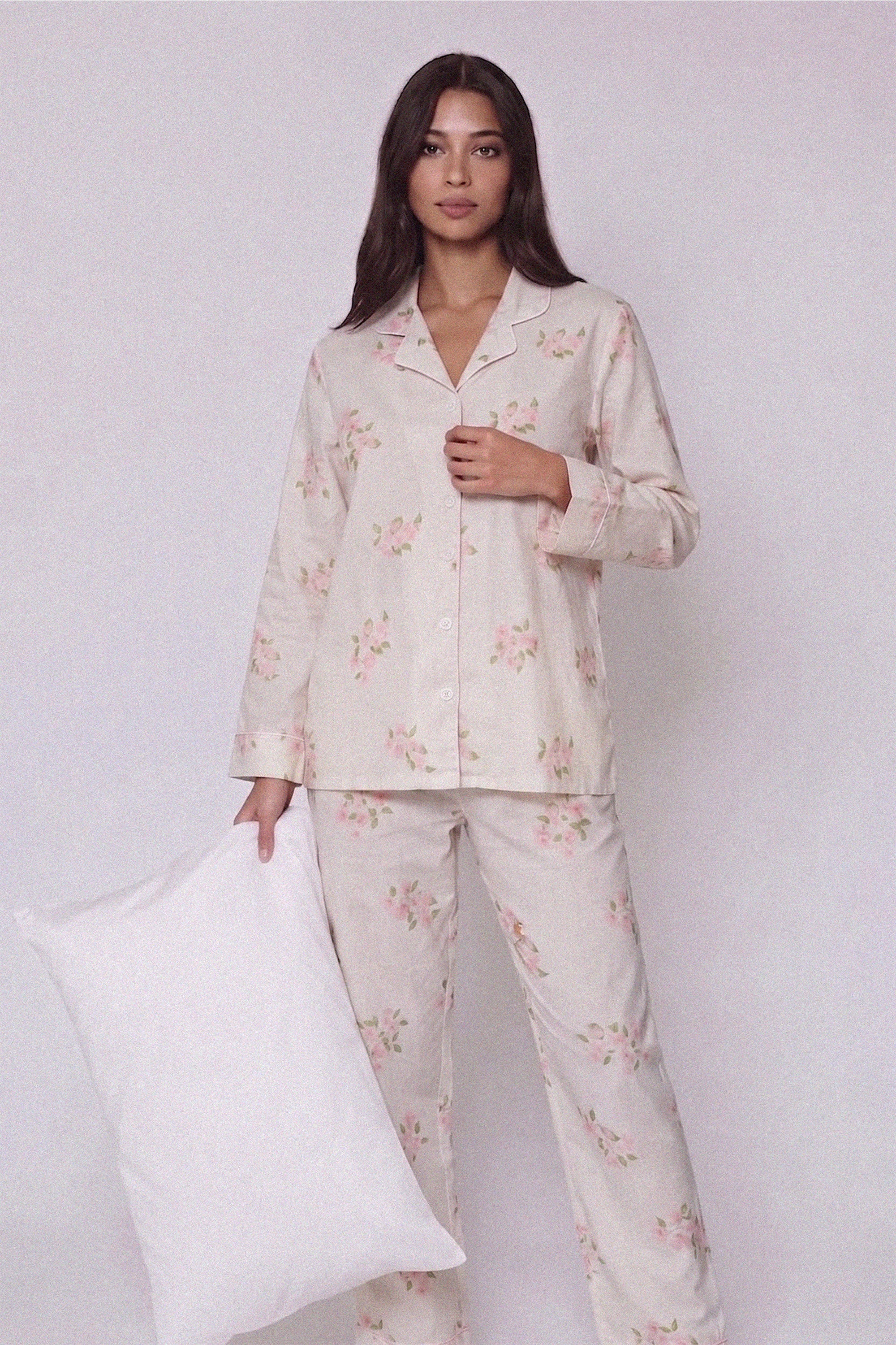 Rose Blanc Bamboo PJ Set