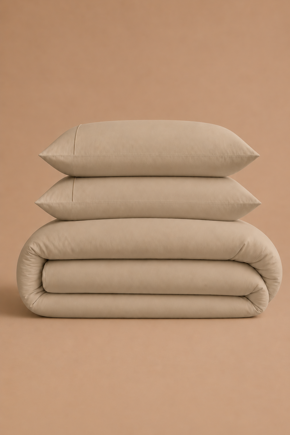 Tencel Cooling Taupe Duvet Cover Set