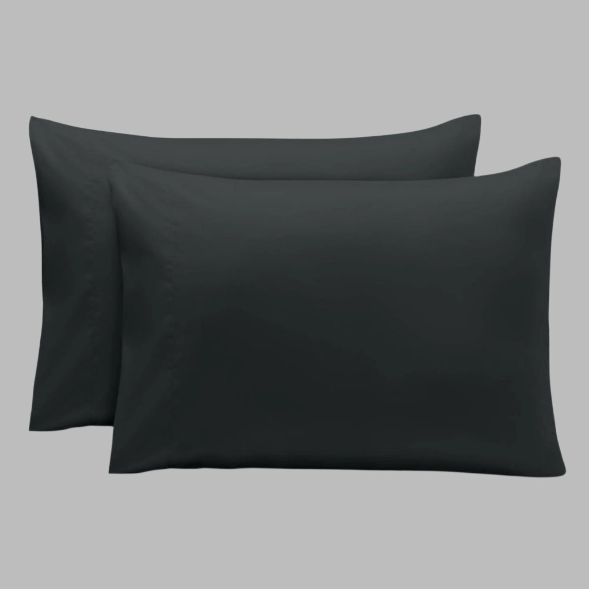 Black Solid Pillowcases