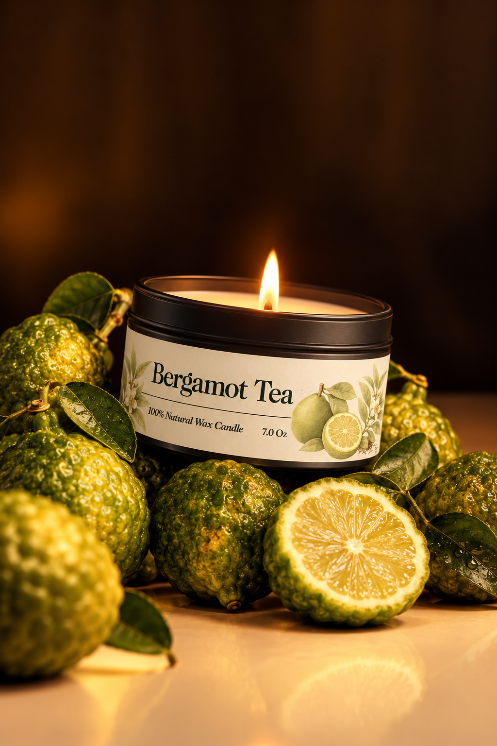 Bergamot Tea Scented Candle