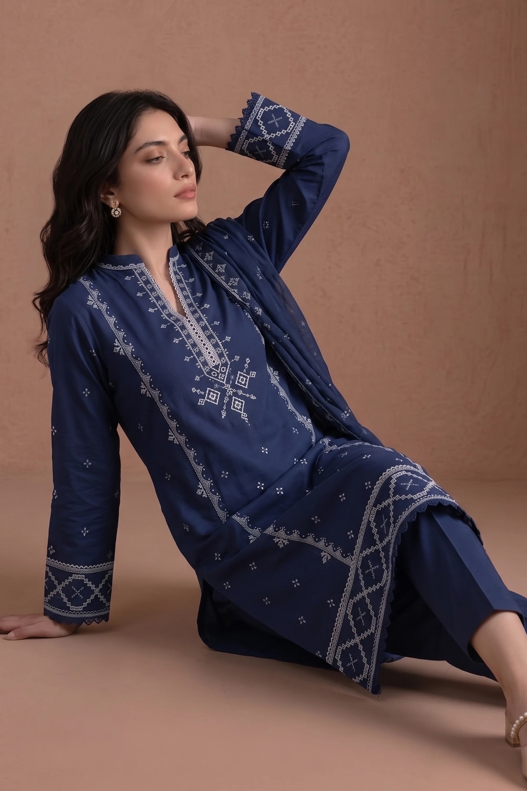 Sapphire - Luxury Lawn Suit