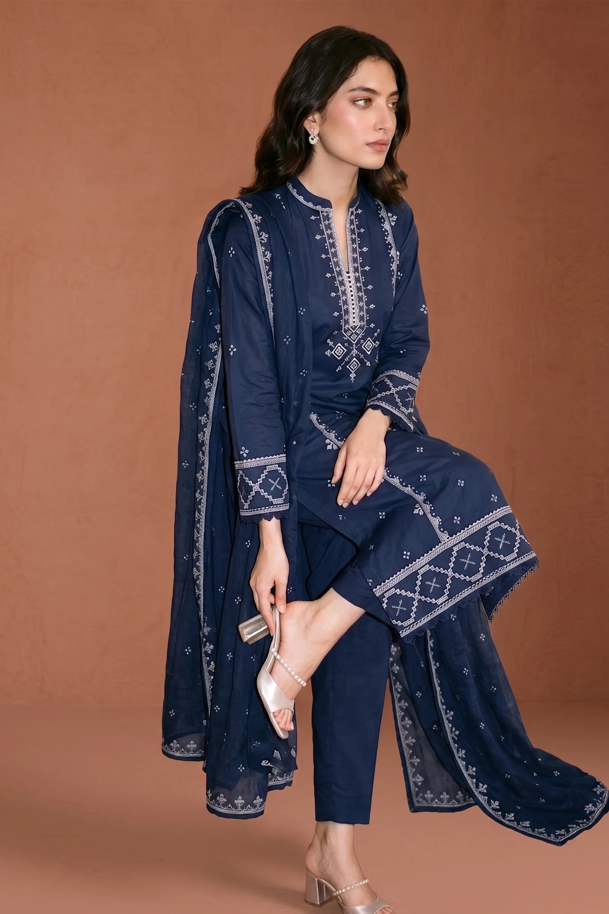 Sapphire - Luxury Lawn Suit