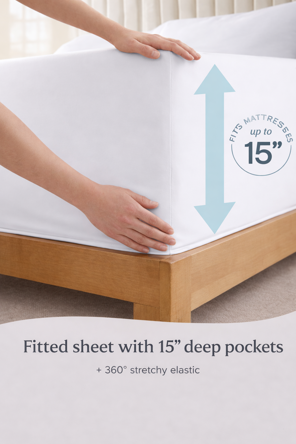 White Bed Sheet Set - Luxe Edition