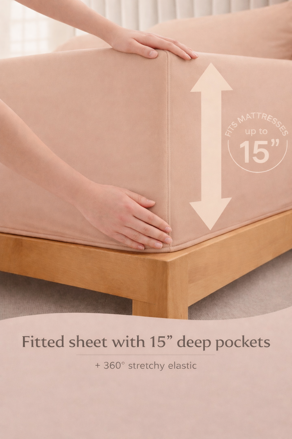 Taupe Bed Sheet Set - Luxe Edition