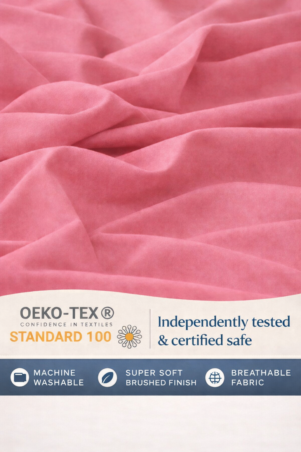Rose Pink Duvet Cover Set - Luxe Edition