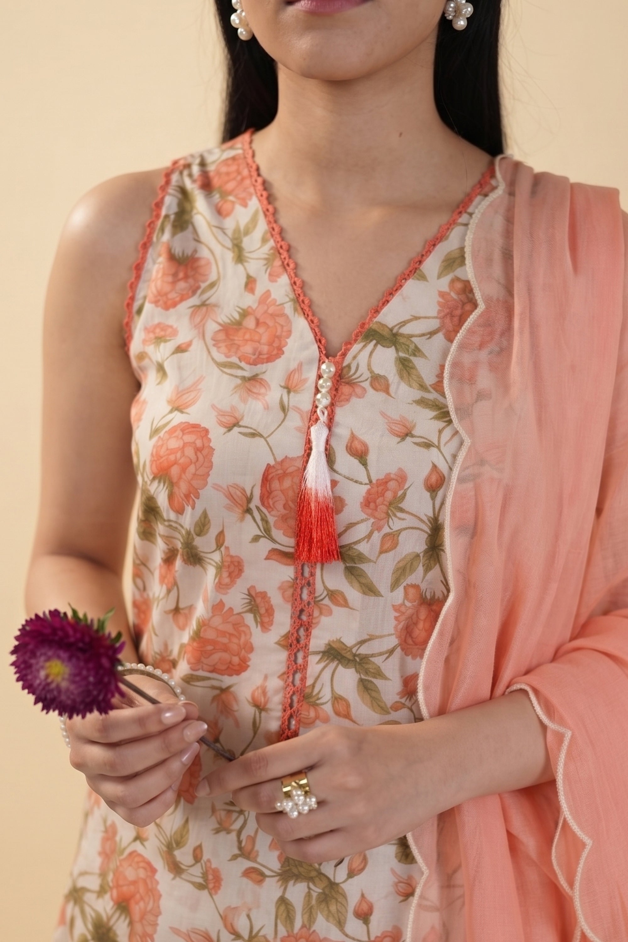Corelle - Printed Lawn Suit