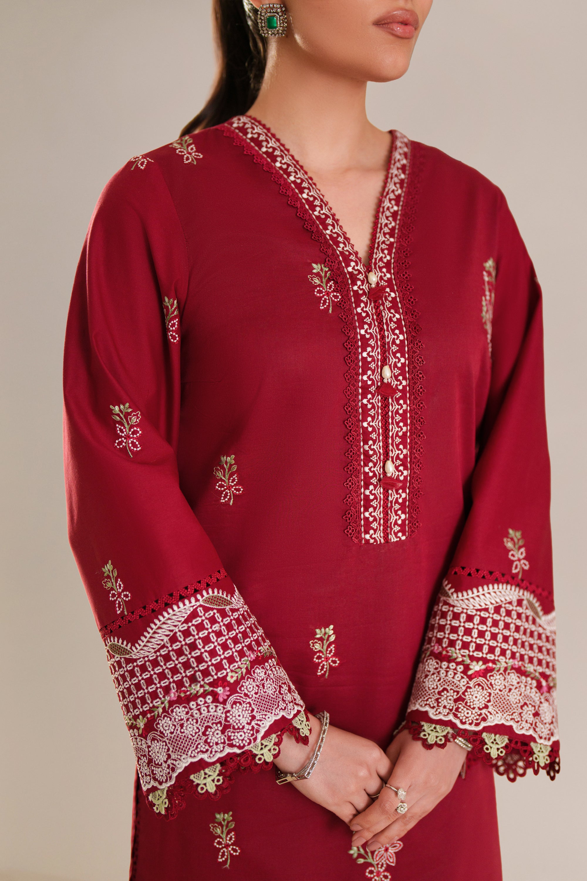 Crimson - Luxury Lawn Suit