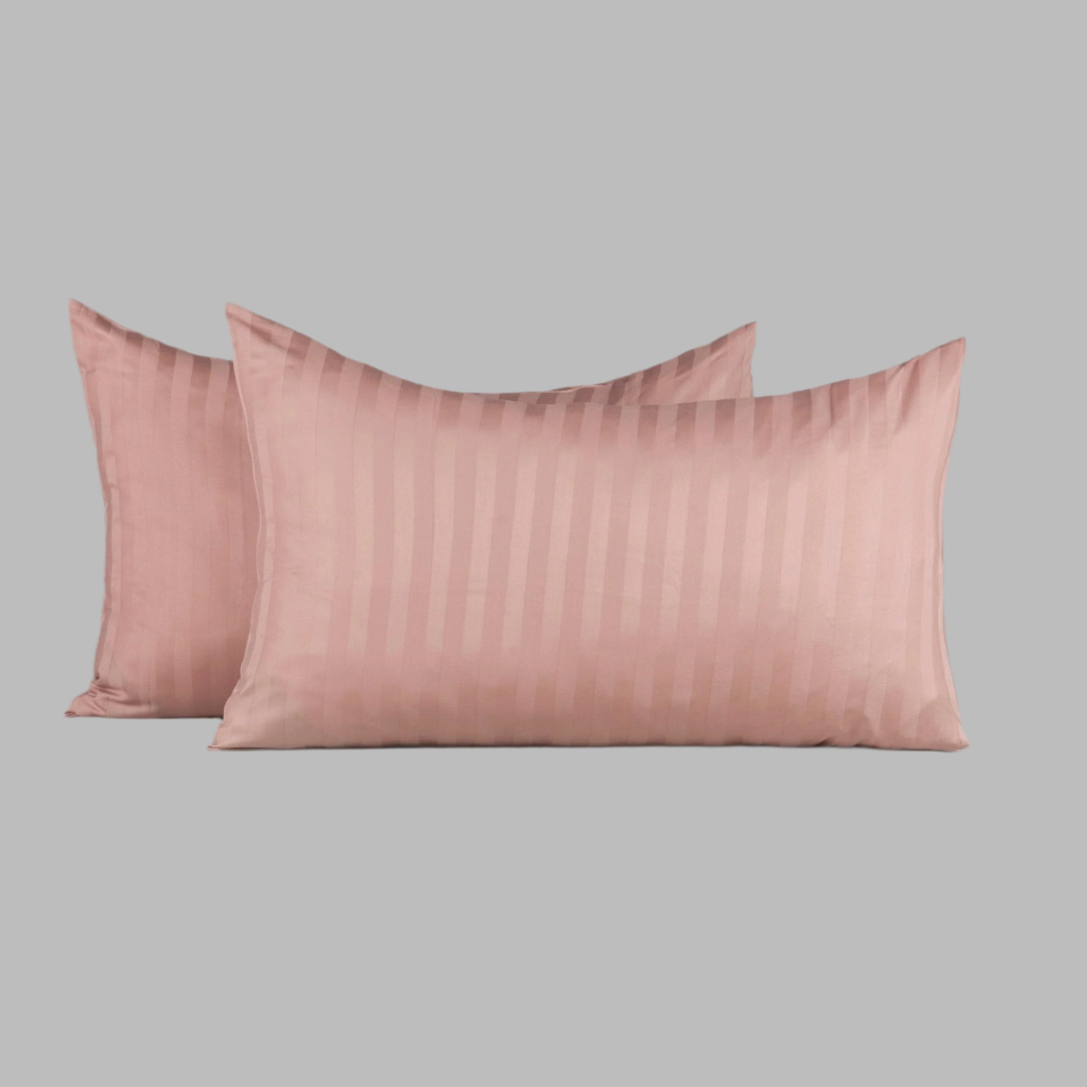 Rose Pink stripe Pillowcases