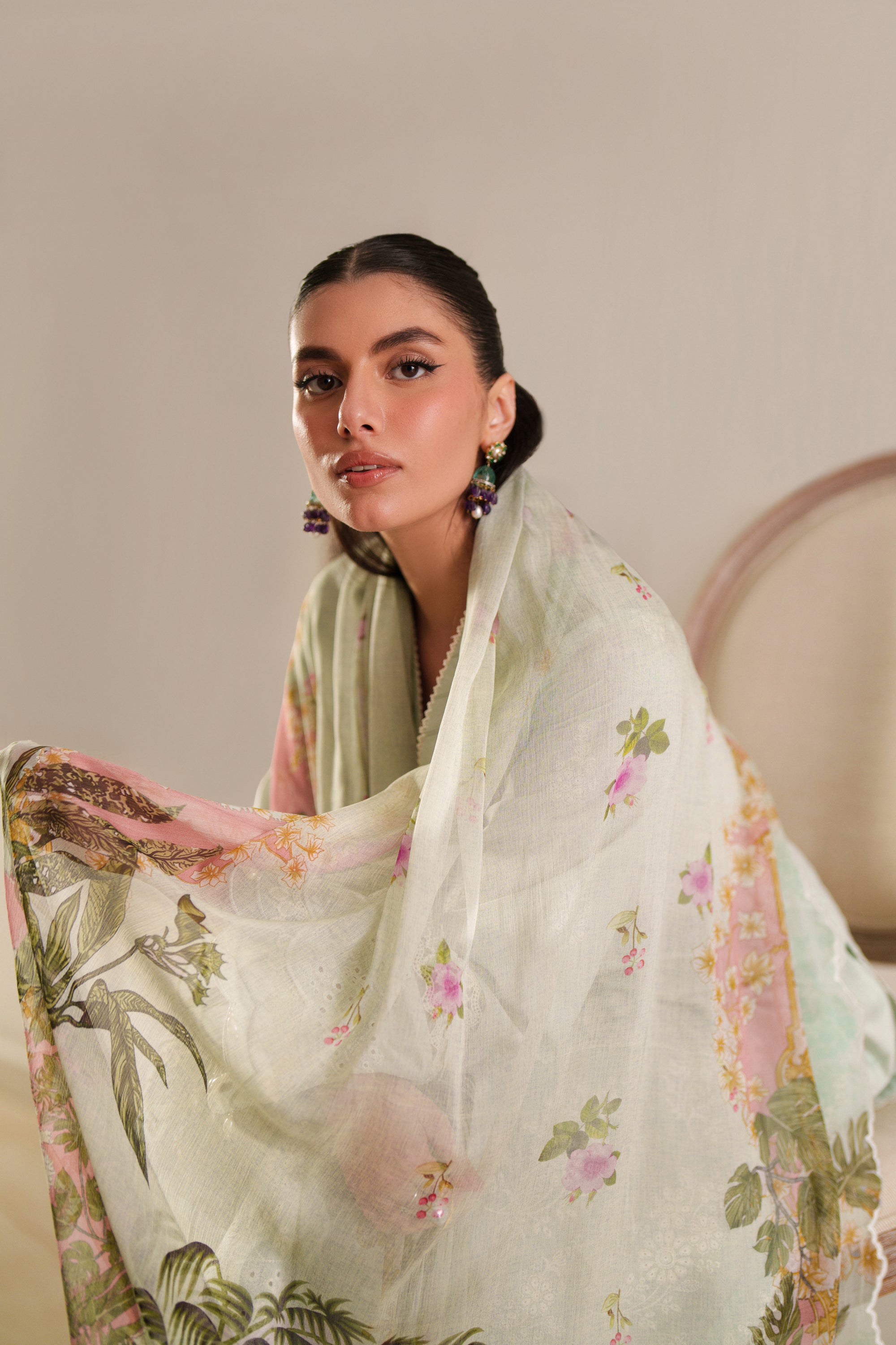 Ethereal Mint - Luxury Lawn Suit