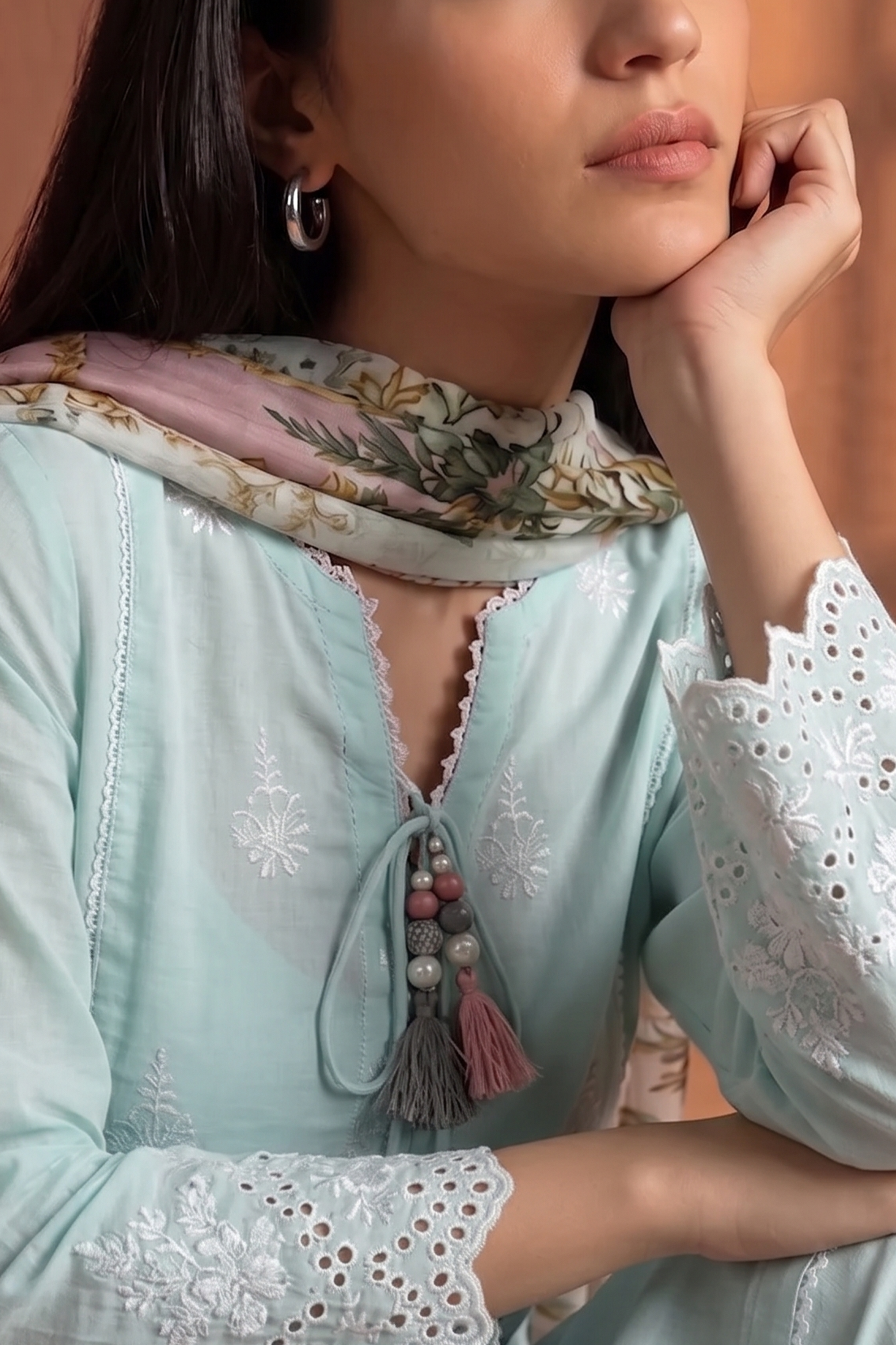 Ethereal Mint - Luxury Lawn Suit