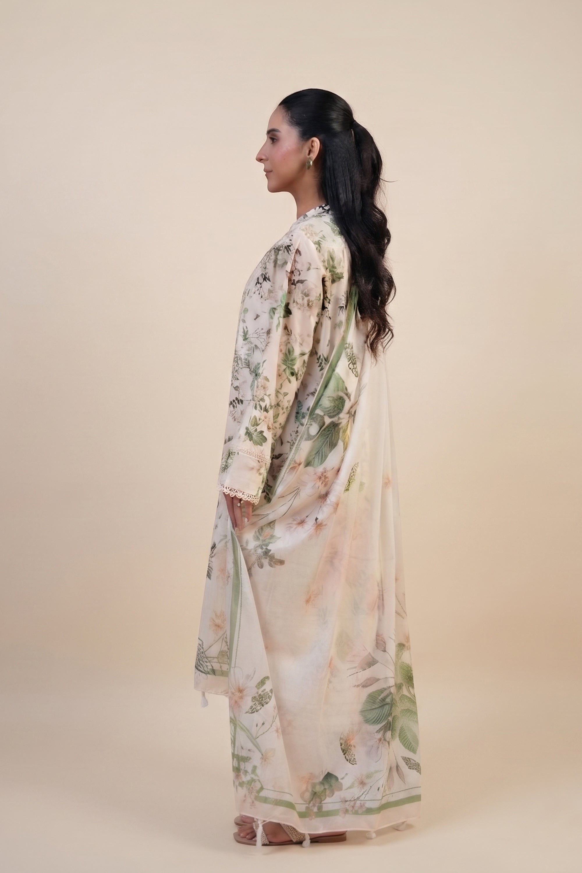 Feuille - Printed Lawn Suit