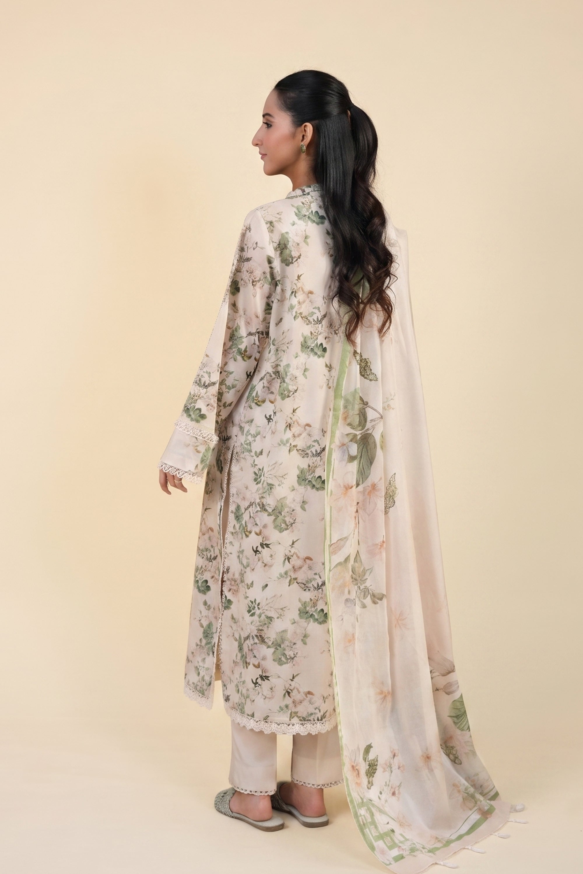 Feuille - Printed Lawn Suit