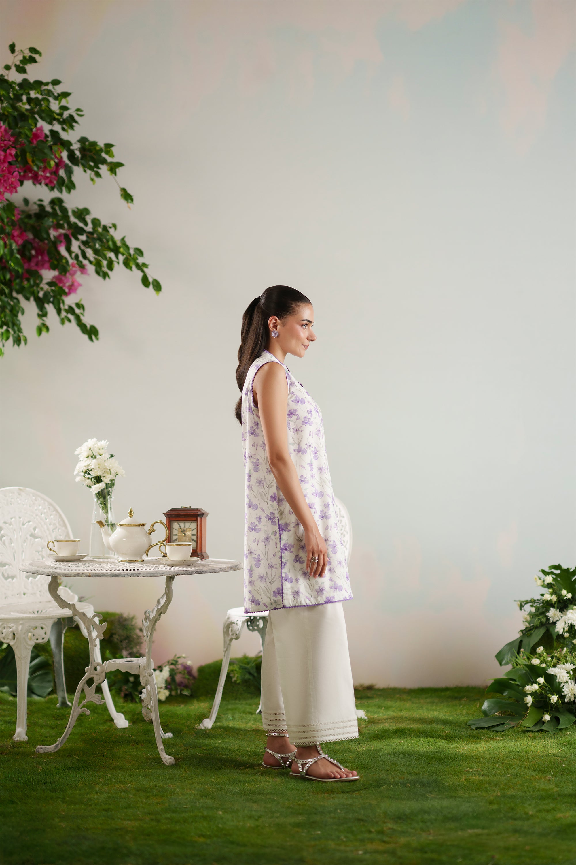 Floral Ink - Printed Lawn Suit