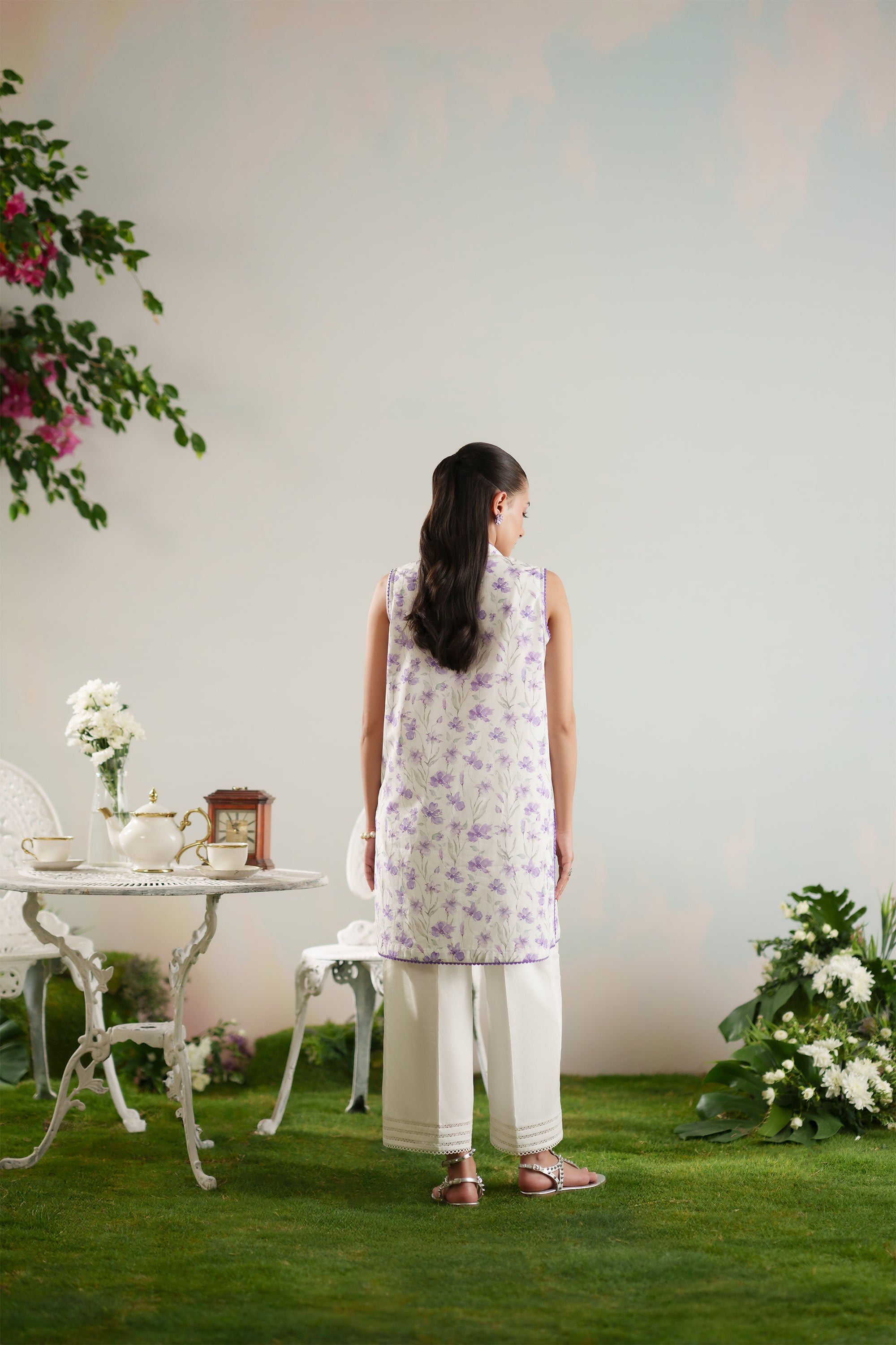 Floral Ink - Printed Lawn Suit