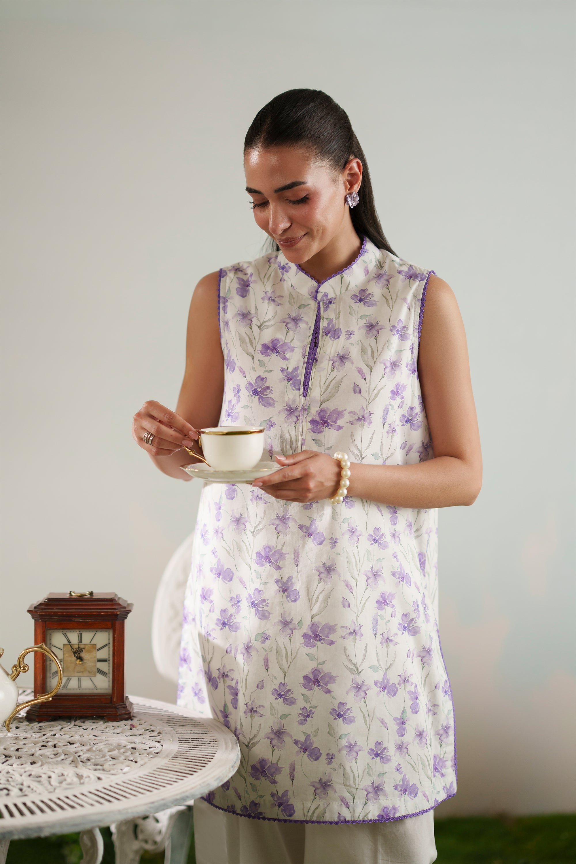 Floral Ink - Printed Lawn Suit
