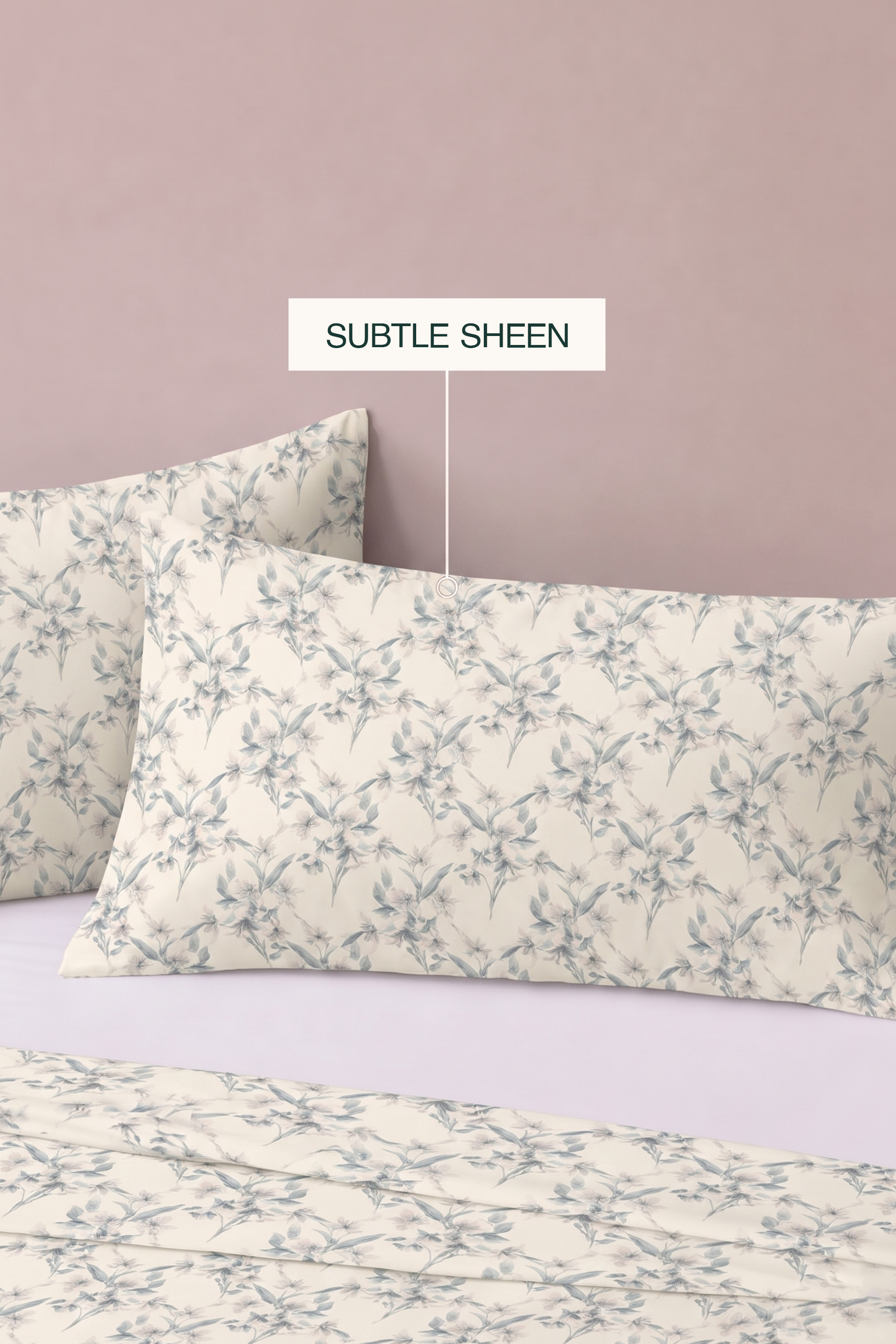 Foraged Flora Sateen Bed Sheet Set