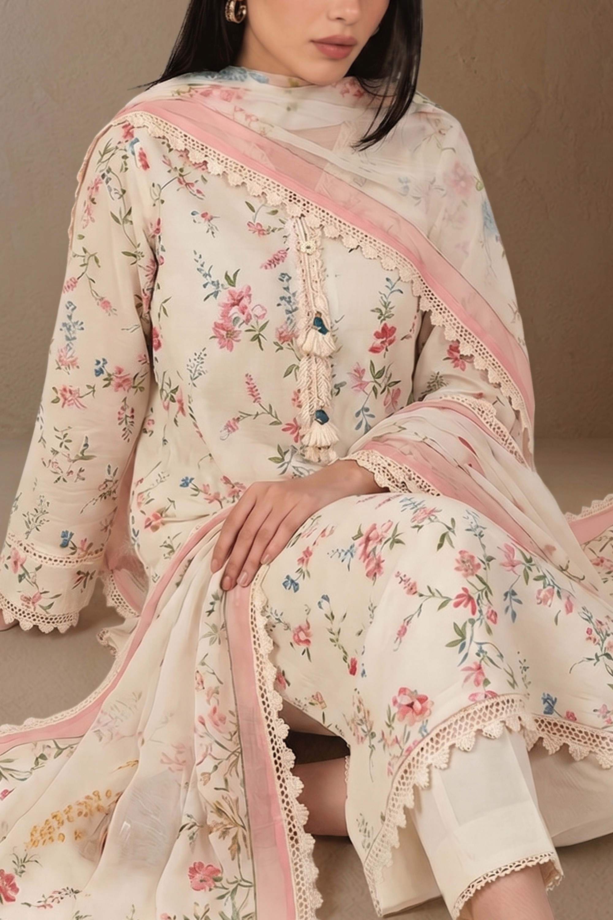 Jardin - Printed Lawn Suit