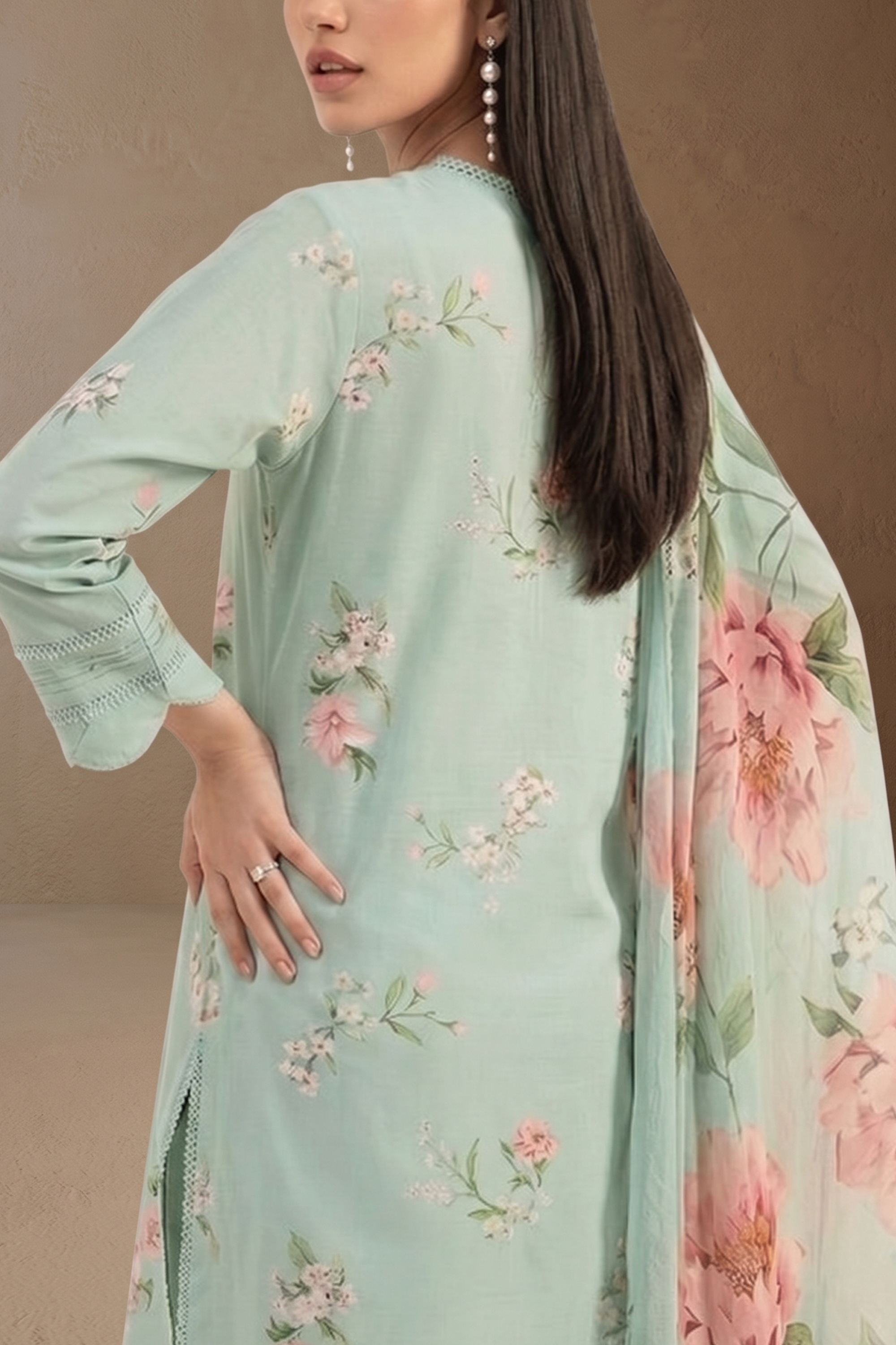 Odette - Printed Lawn Suit