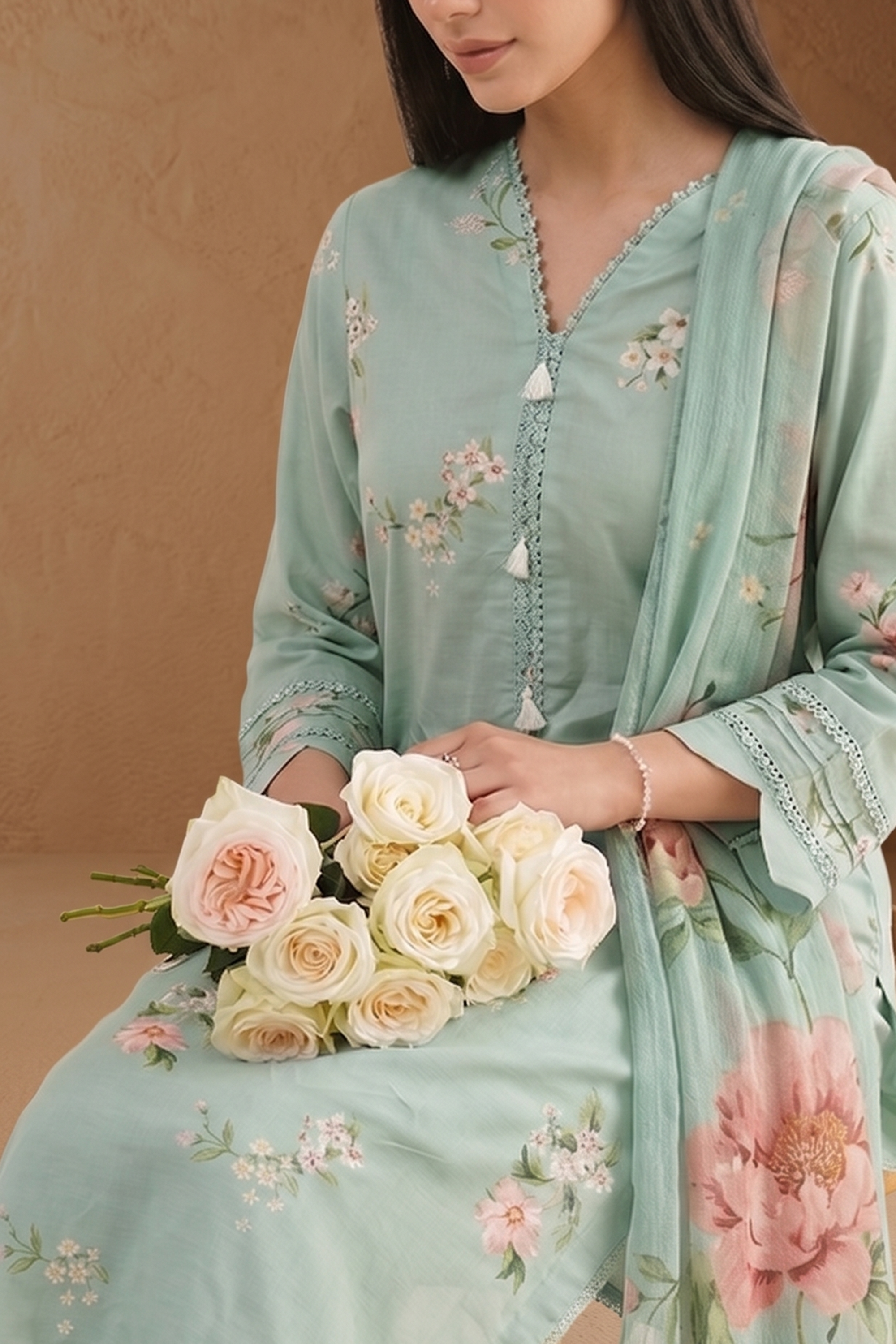 Odette - Printed Lawn Suit