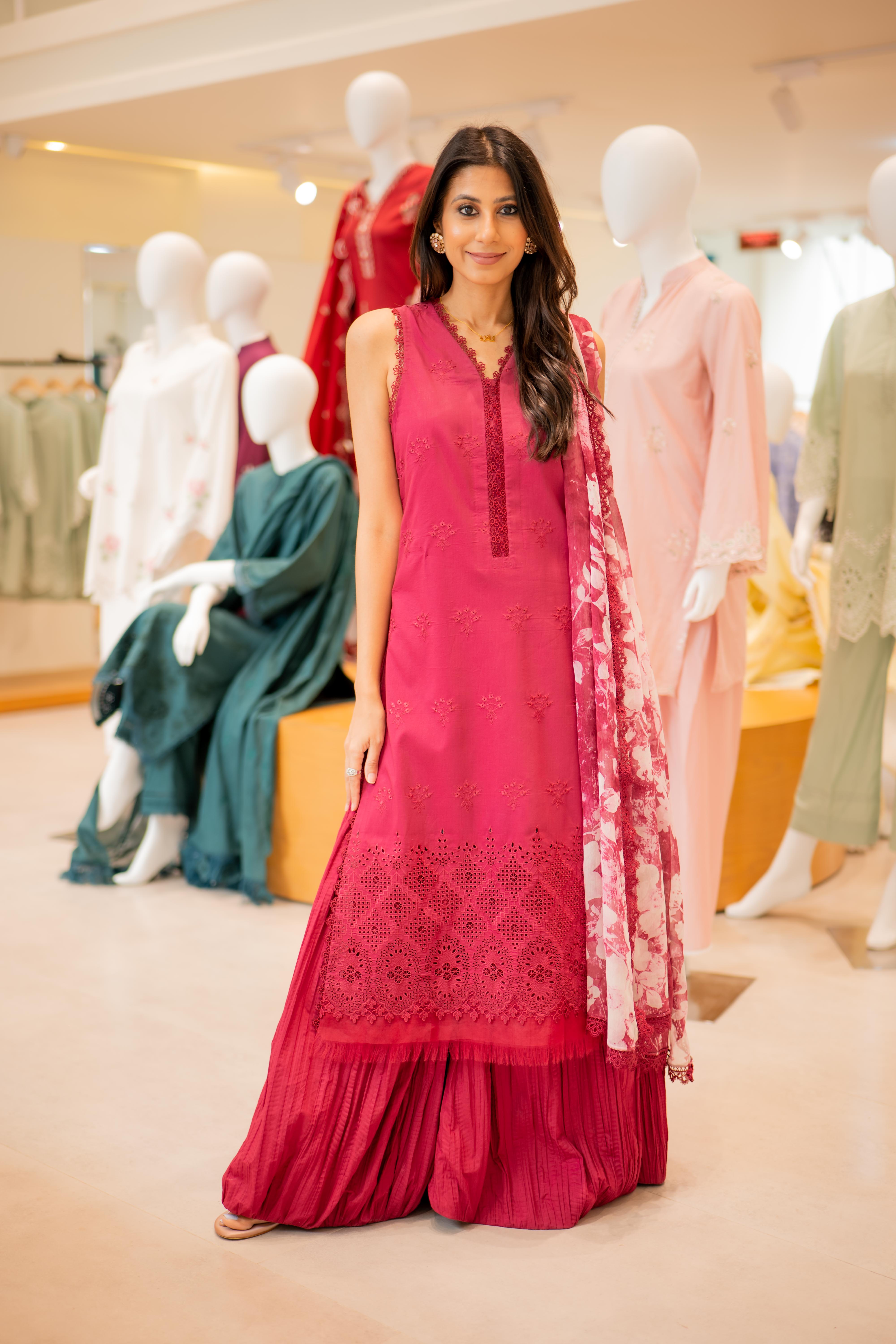 Mulberry Lattice - Luxury Lawn Suit