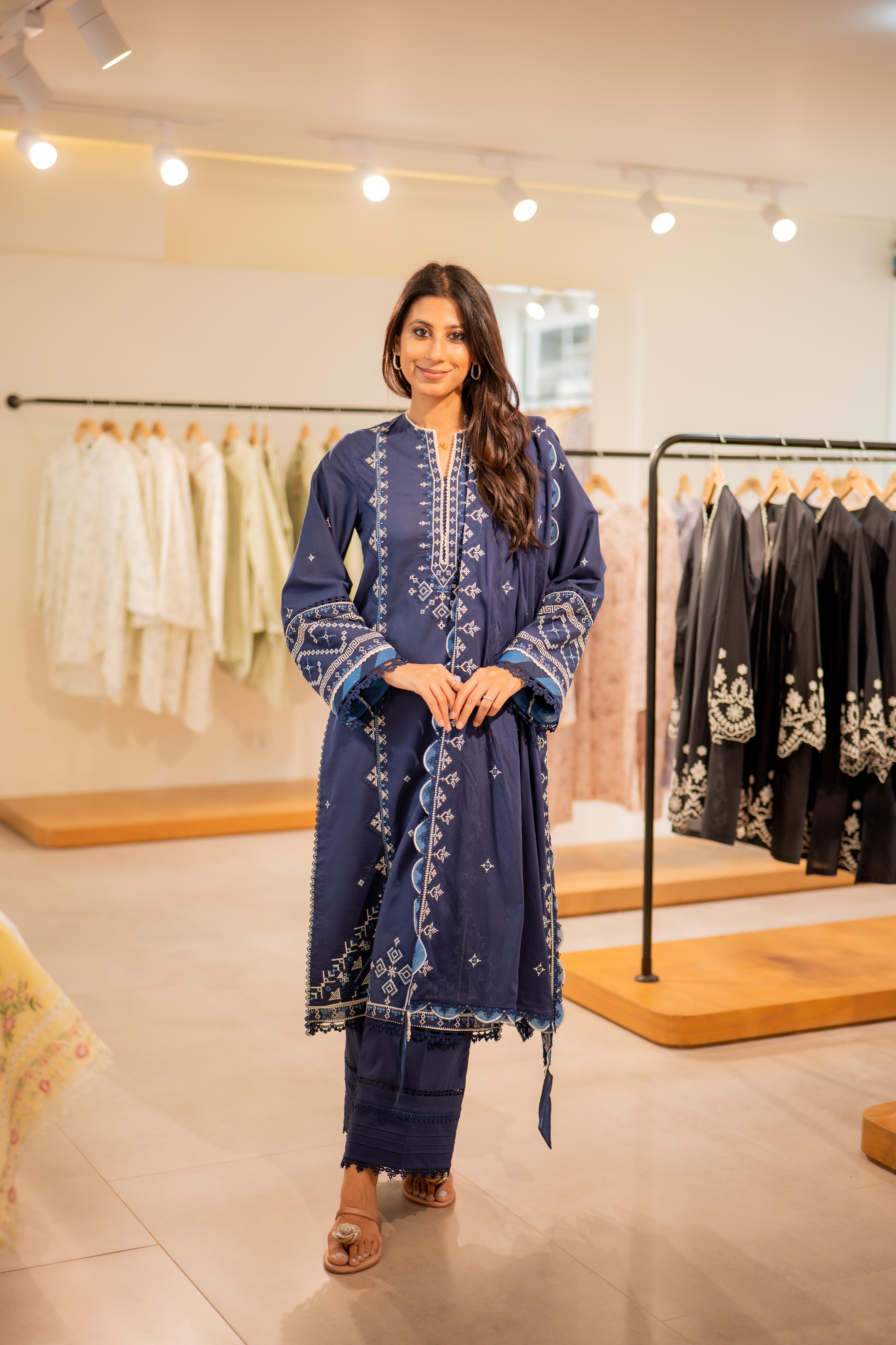 Sapphire - Luxury Lawn Suit