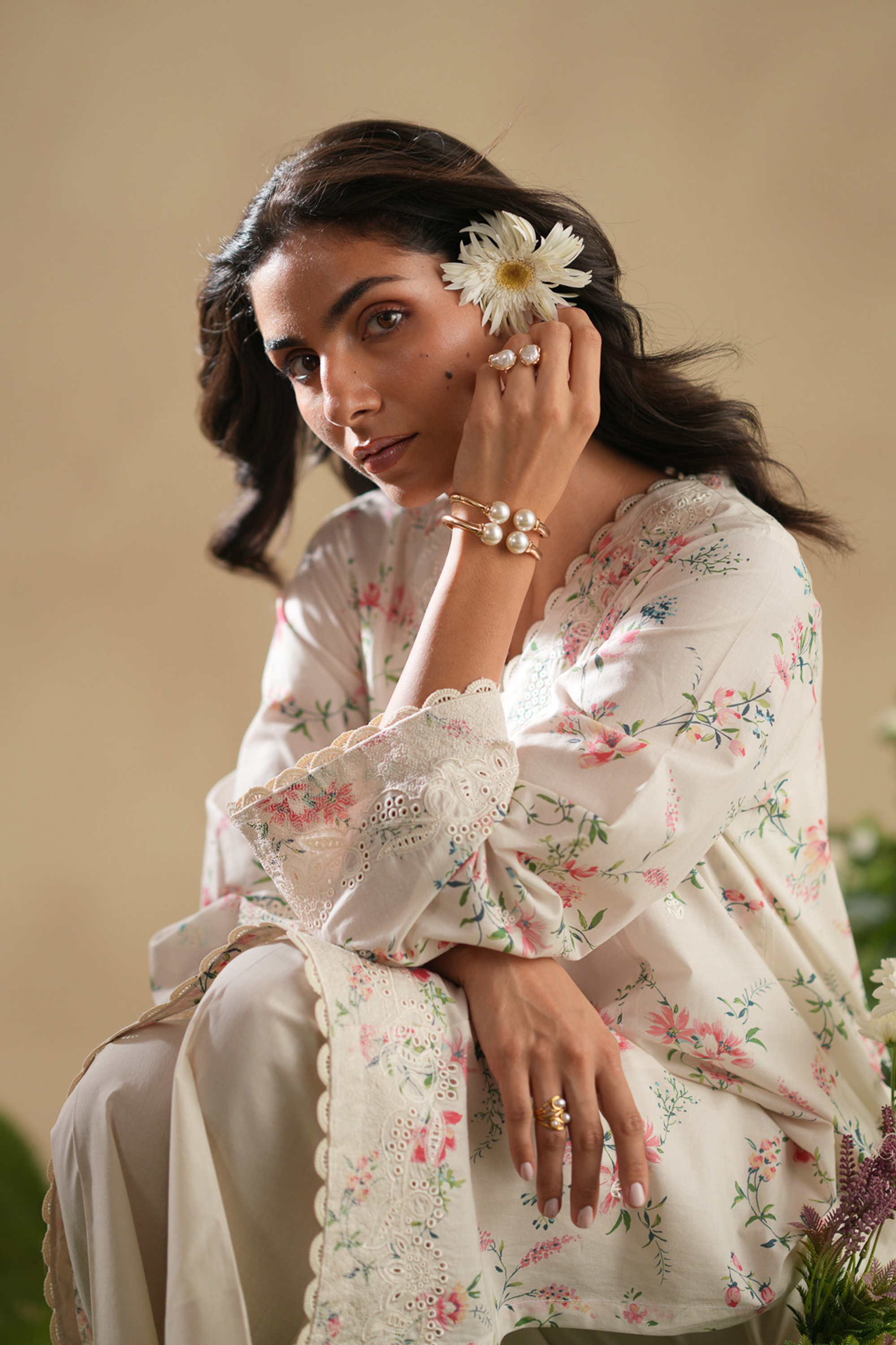Jardin Embroidered Co-ord Set