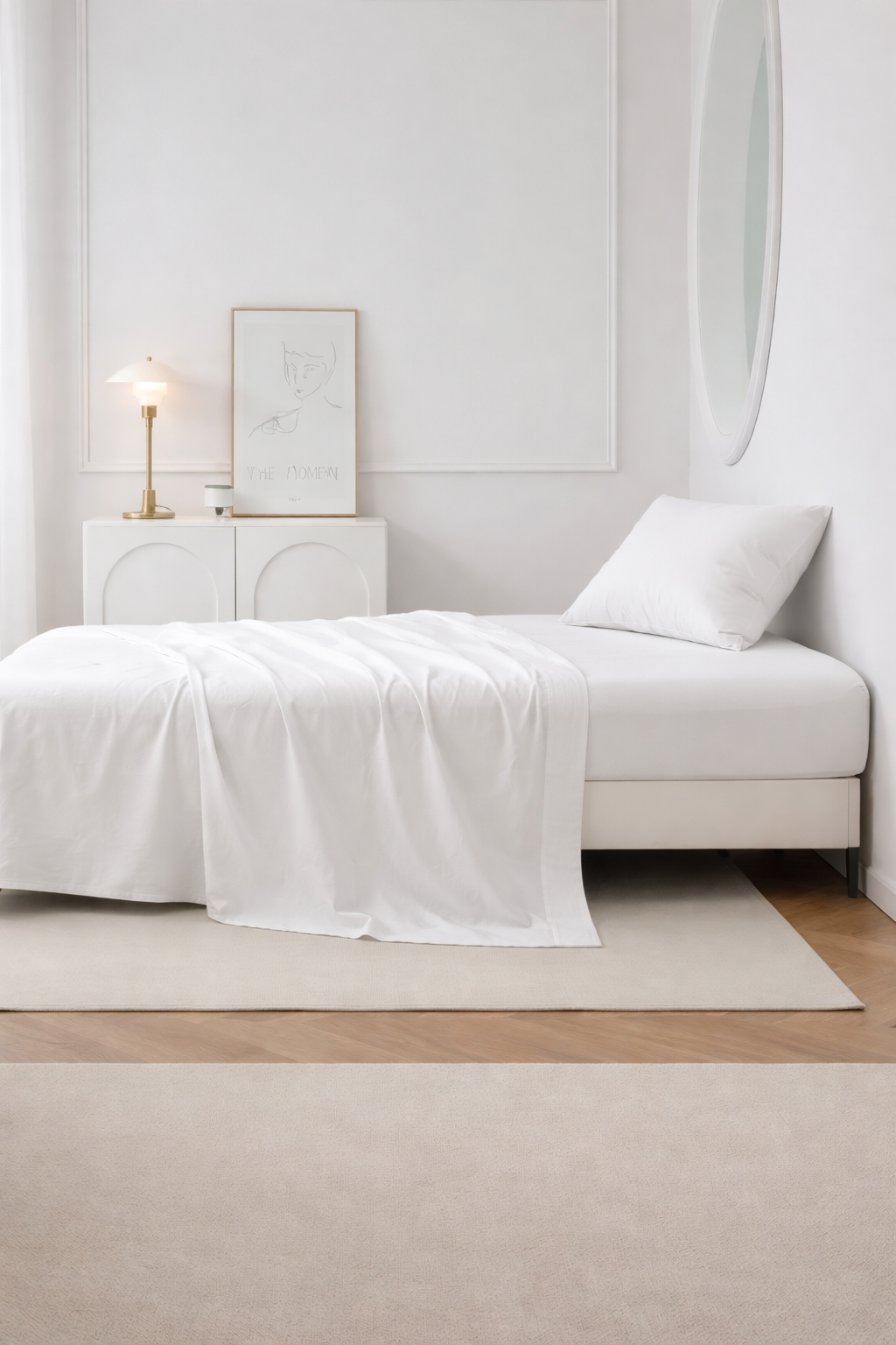 White Bed Sheet Set - Luxe Edition
