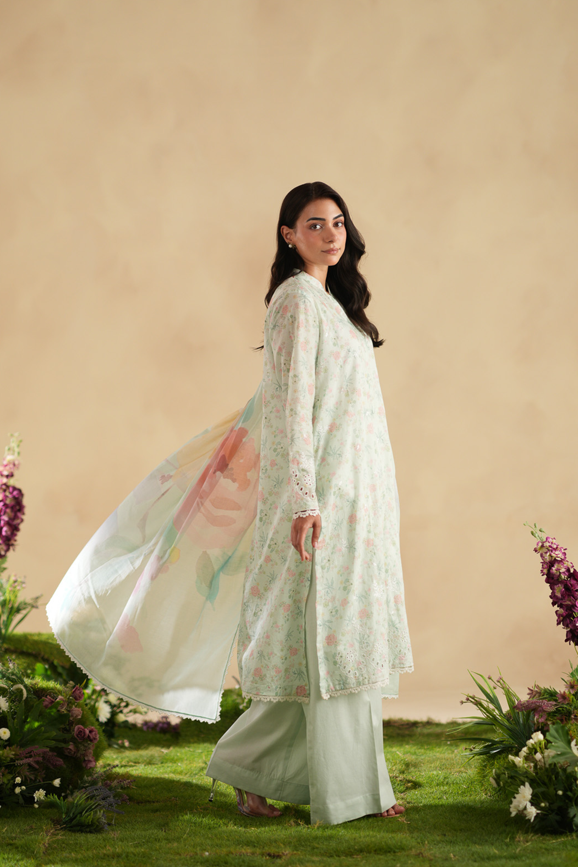Mintscape - Luxury Lawn Suit