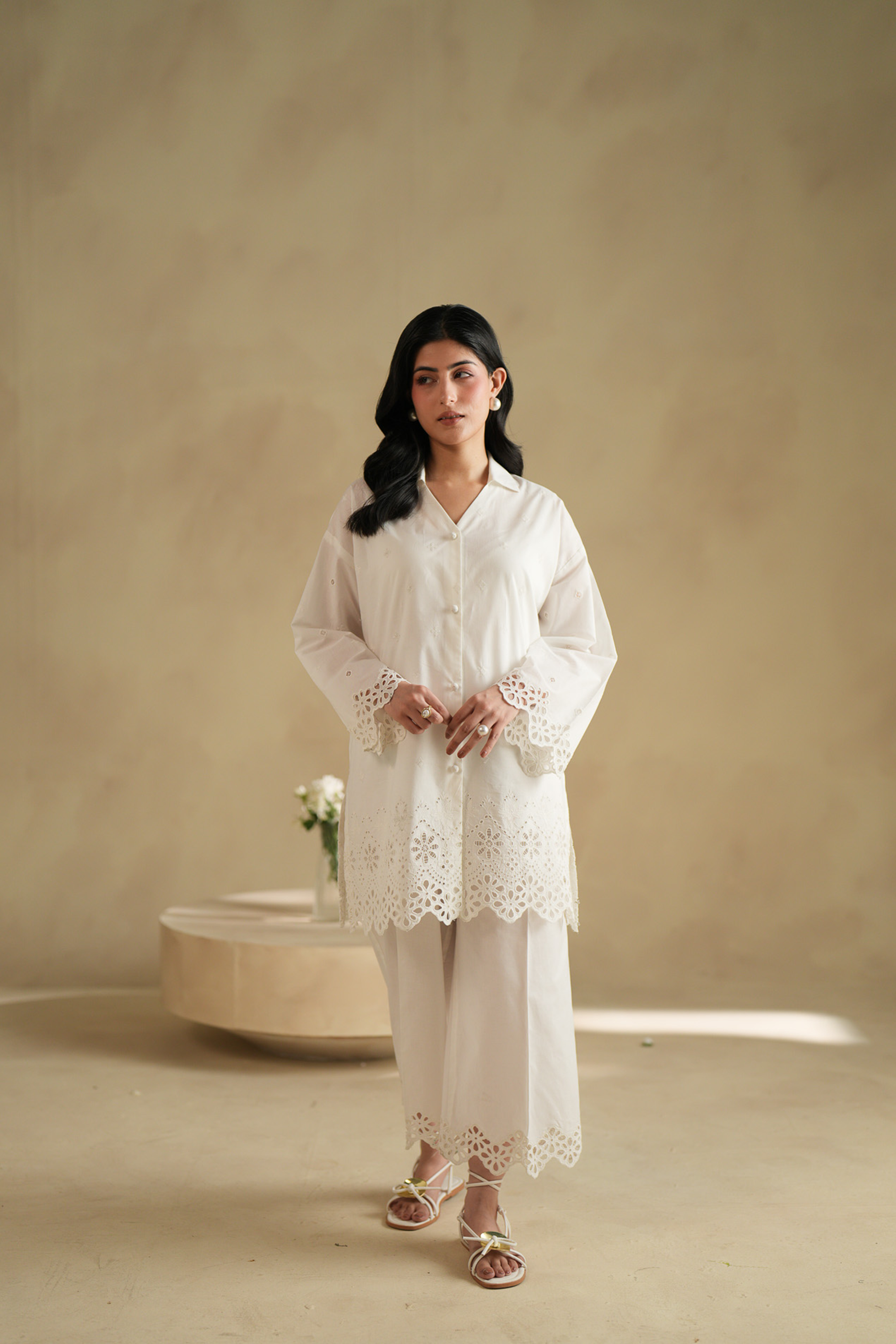 Morning Dew Embroidered Co-ord Set