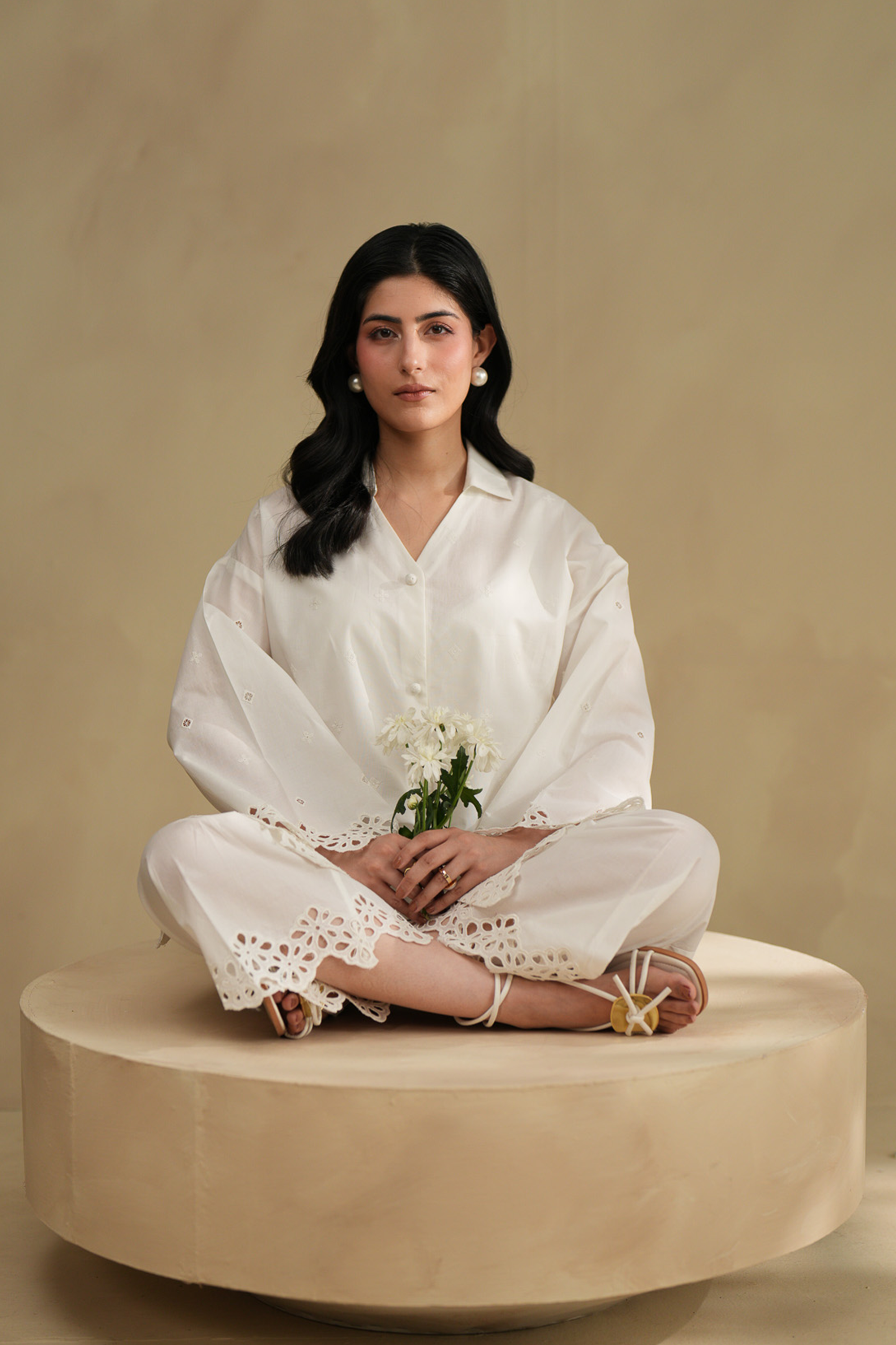 Morning Dew Embroidered Co-ord Set