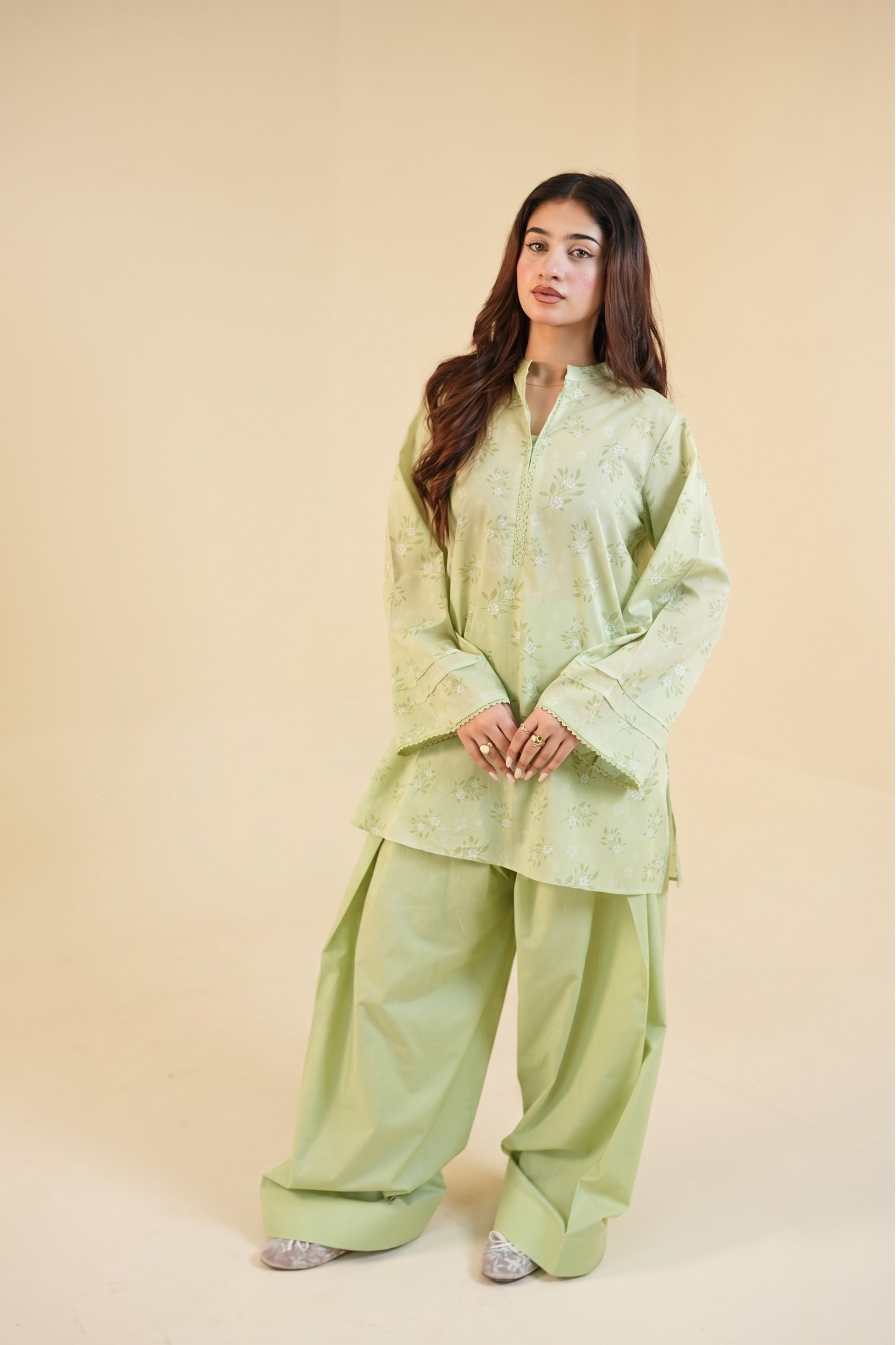 Moss Spring - Printed Lawn Suit