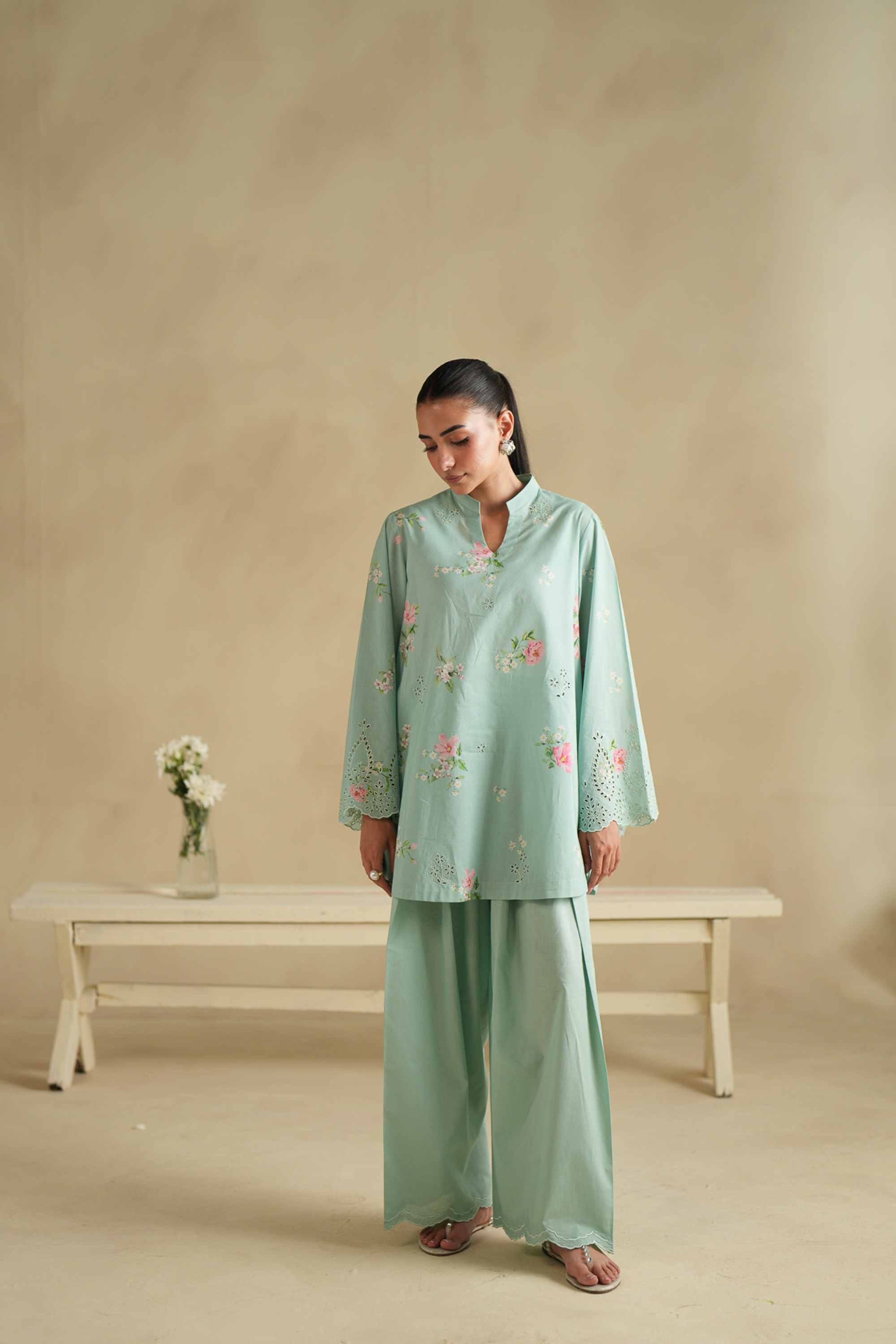 Odette Embroidered Co-ord Set