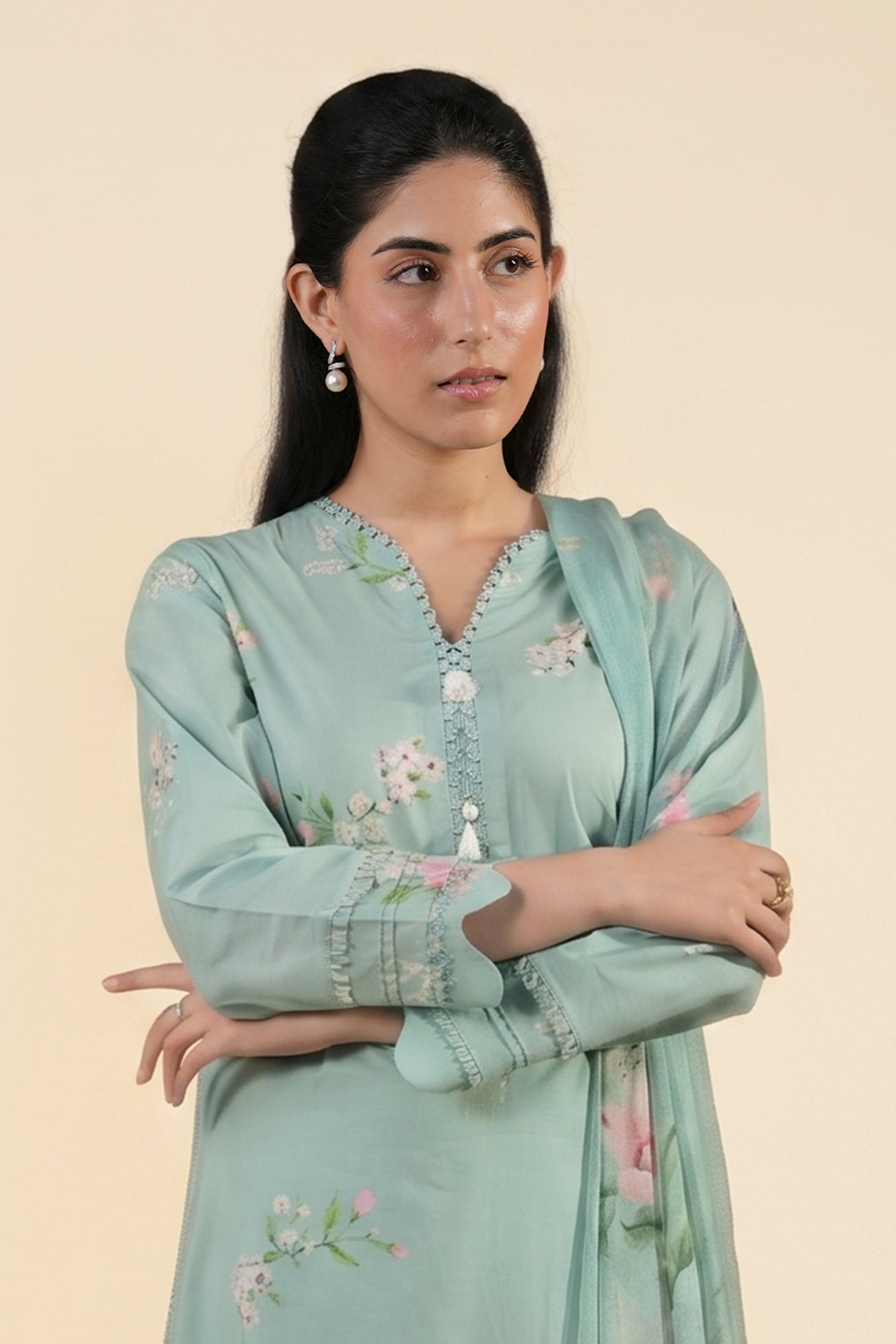 Odette - Printed Lawn Suit