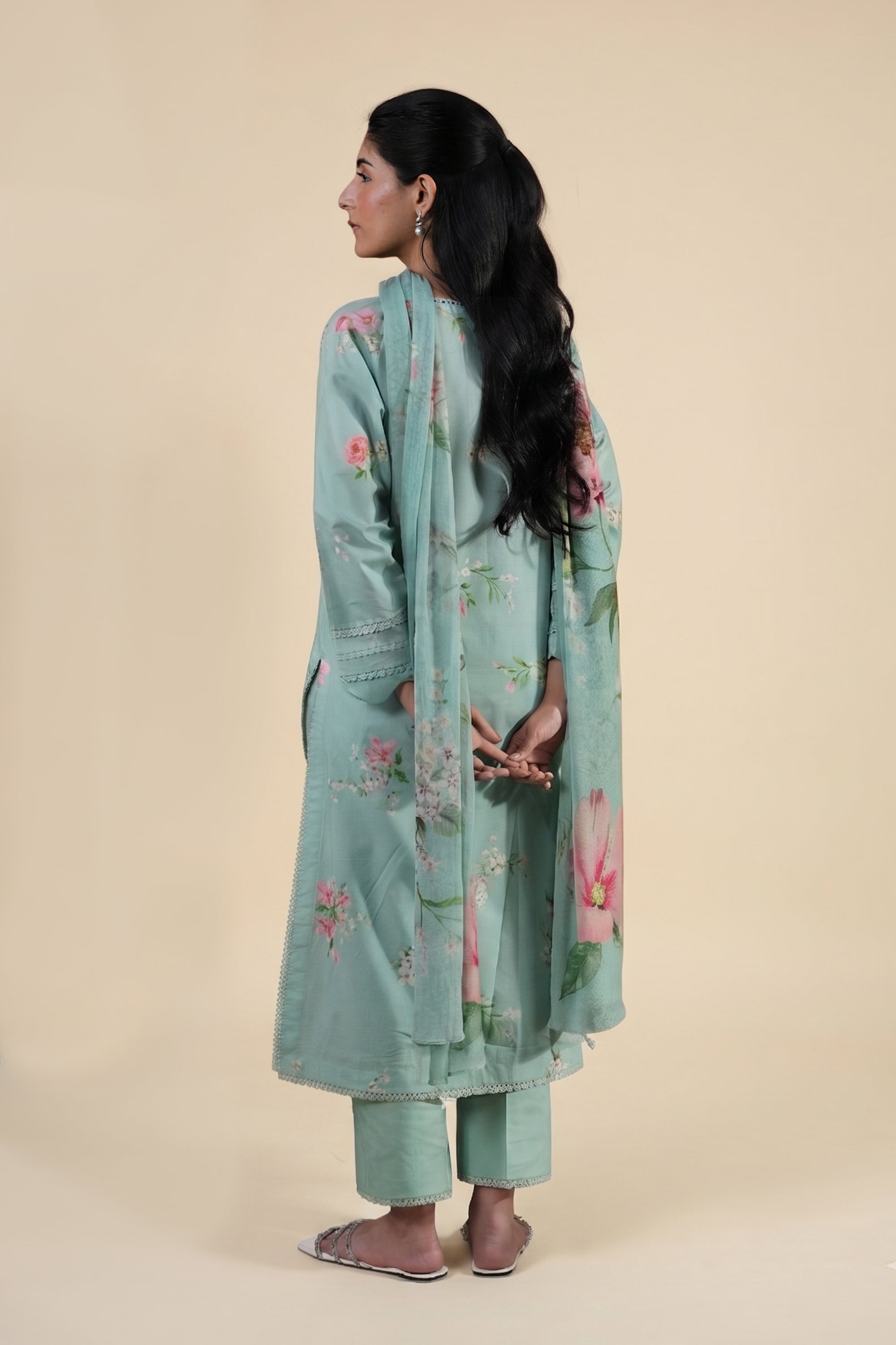 Odette - Printed Lawn Suit