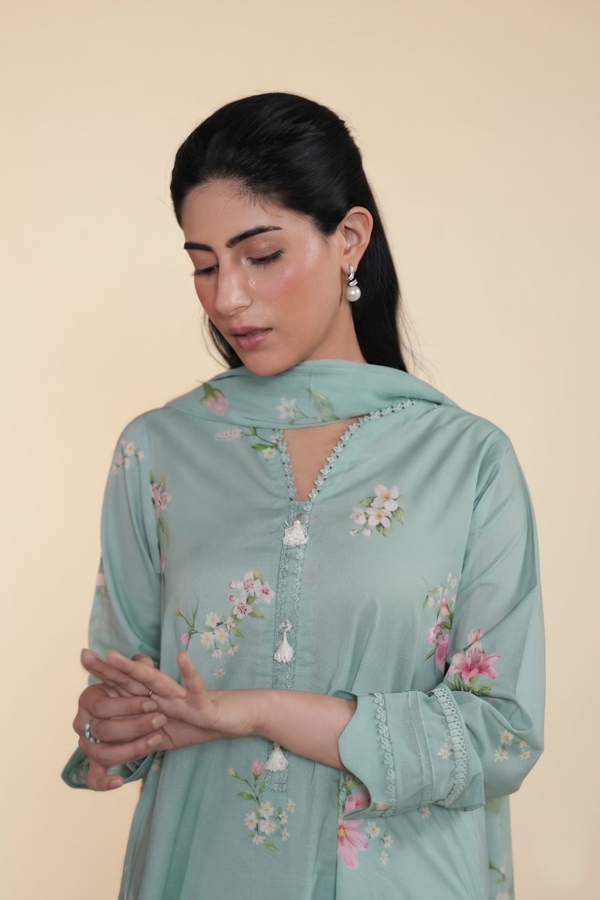 Odette - Printed Lawn Suit