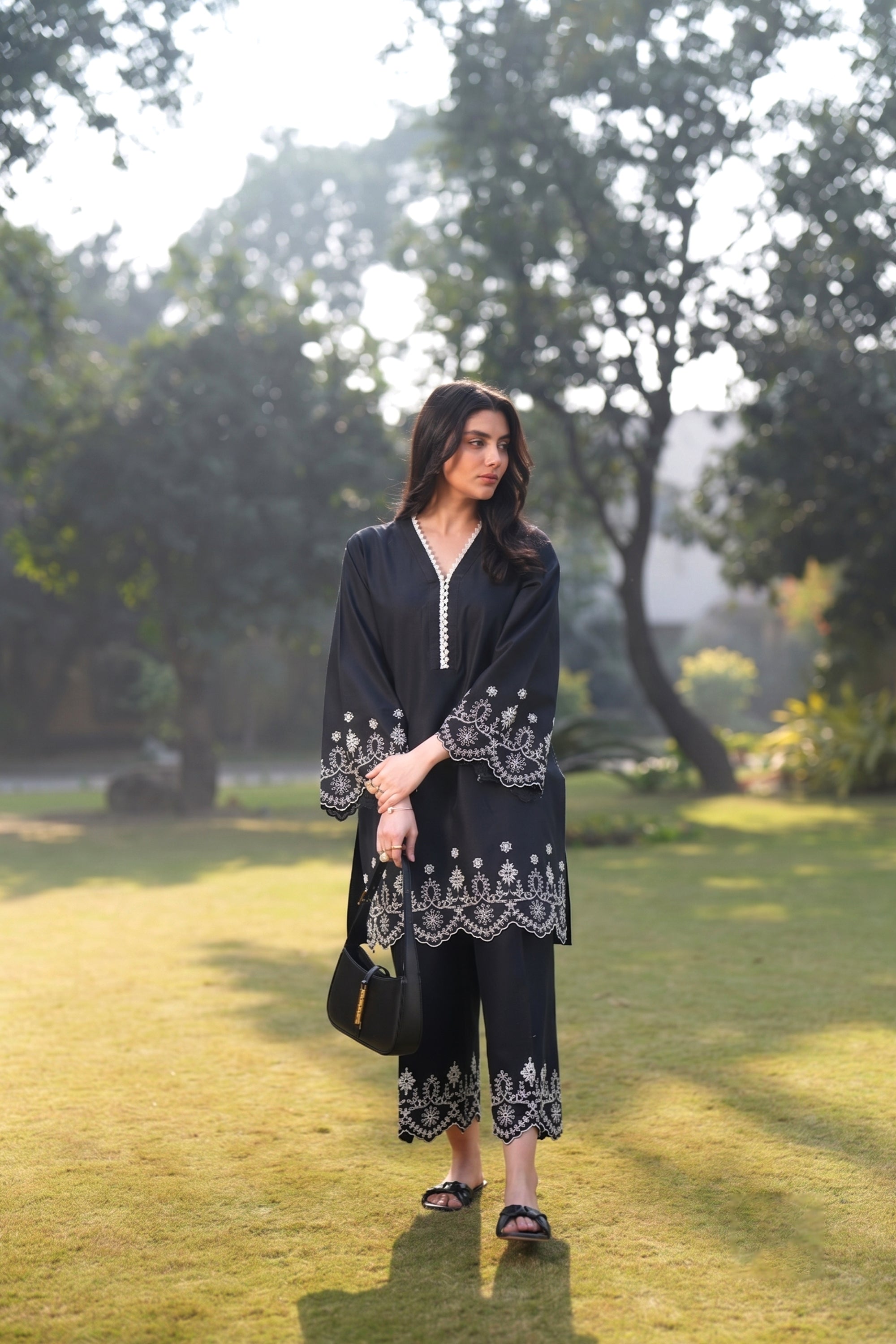 Onyx Medallion Co-ord Set  V-II