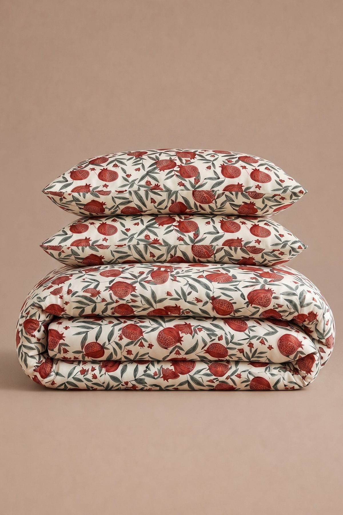Pomme Noir Sateen Duvet cover Set
