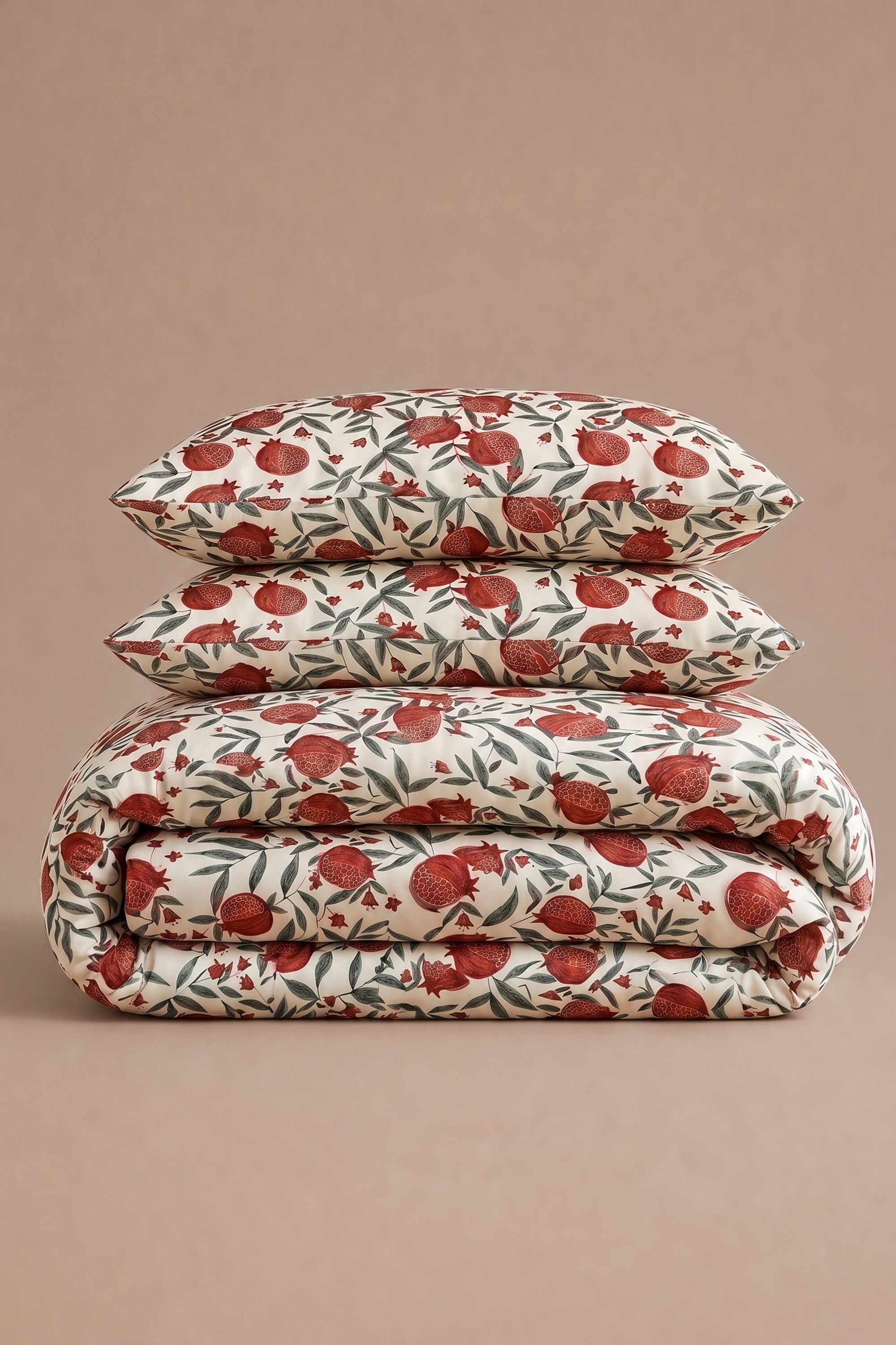 Pomme Noir Sateen Duvet cover Set