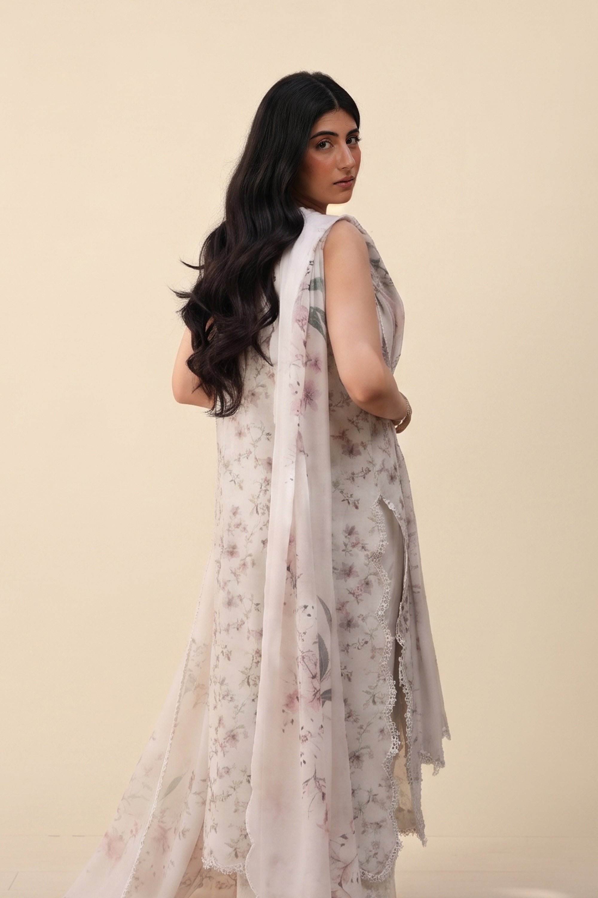 Rose Fleur - Printed Lawn Suit
