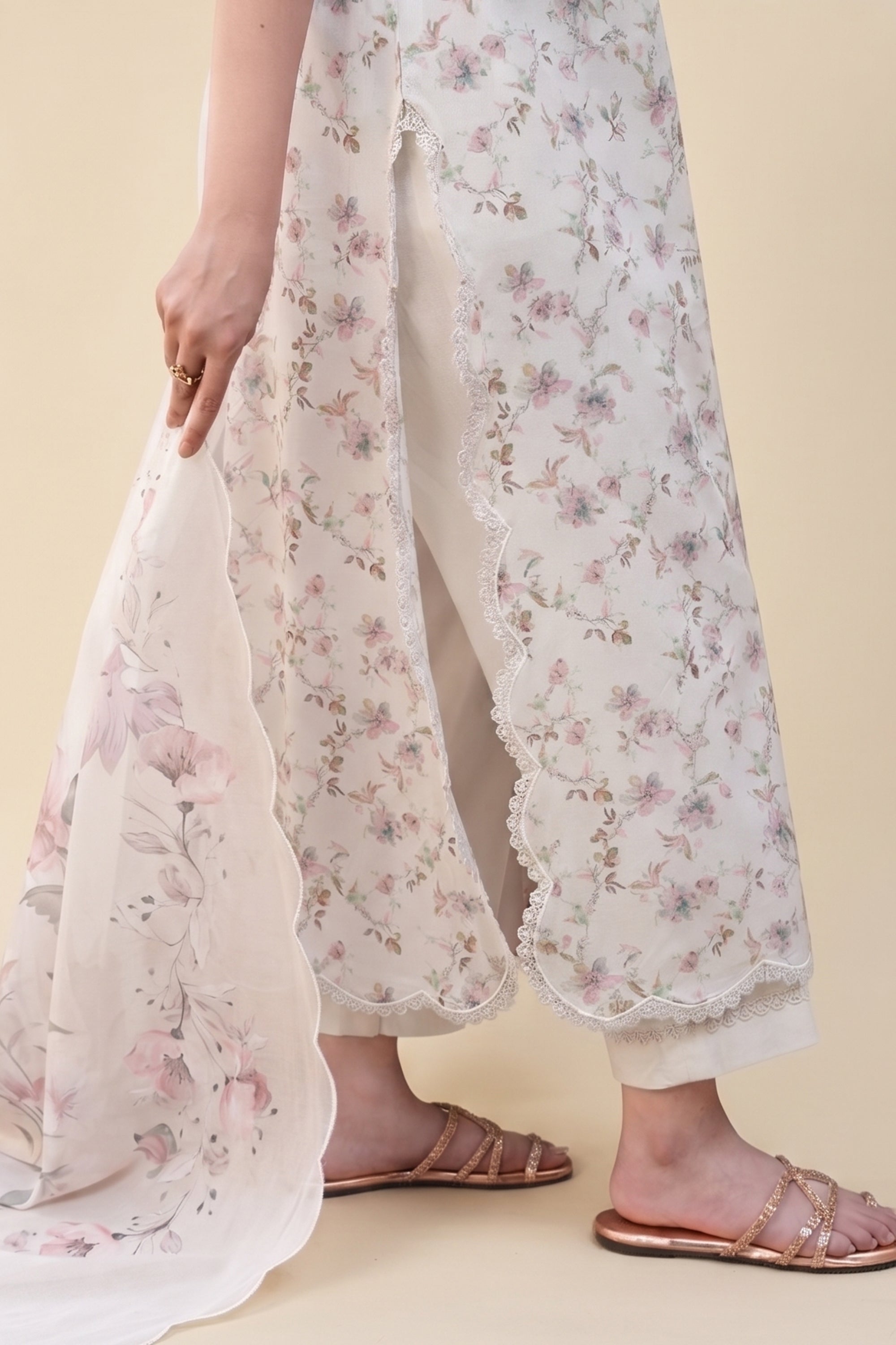 Rose Fleur - Printed Lawn Suit